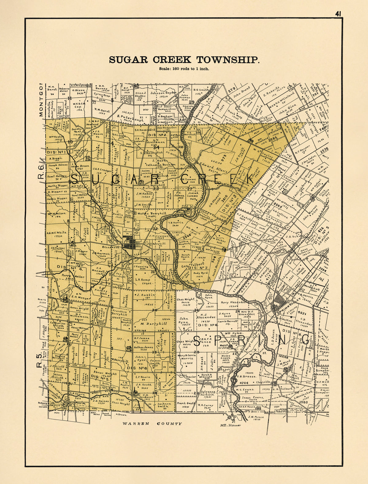 Sugar Creek Township from Riddell&