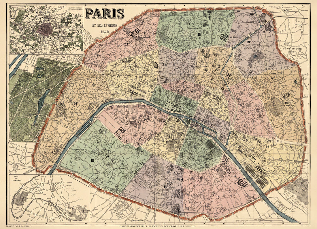 Paris Et Ses Environs : 1878