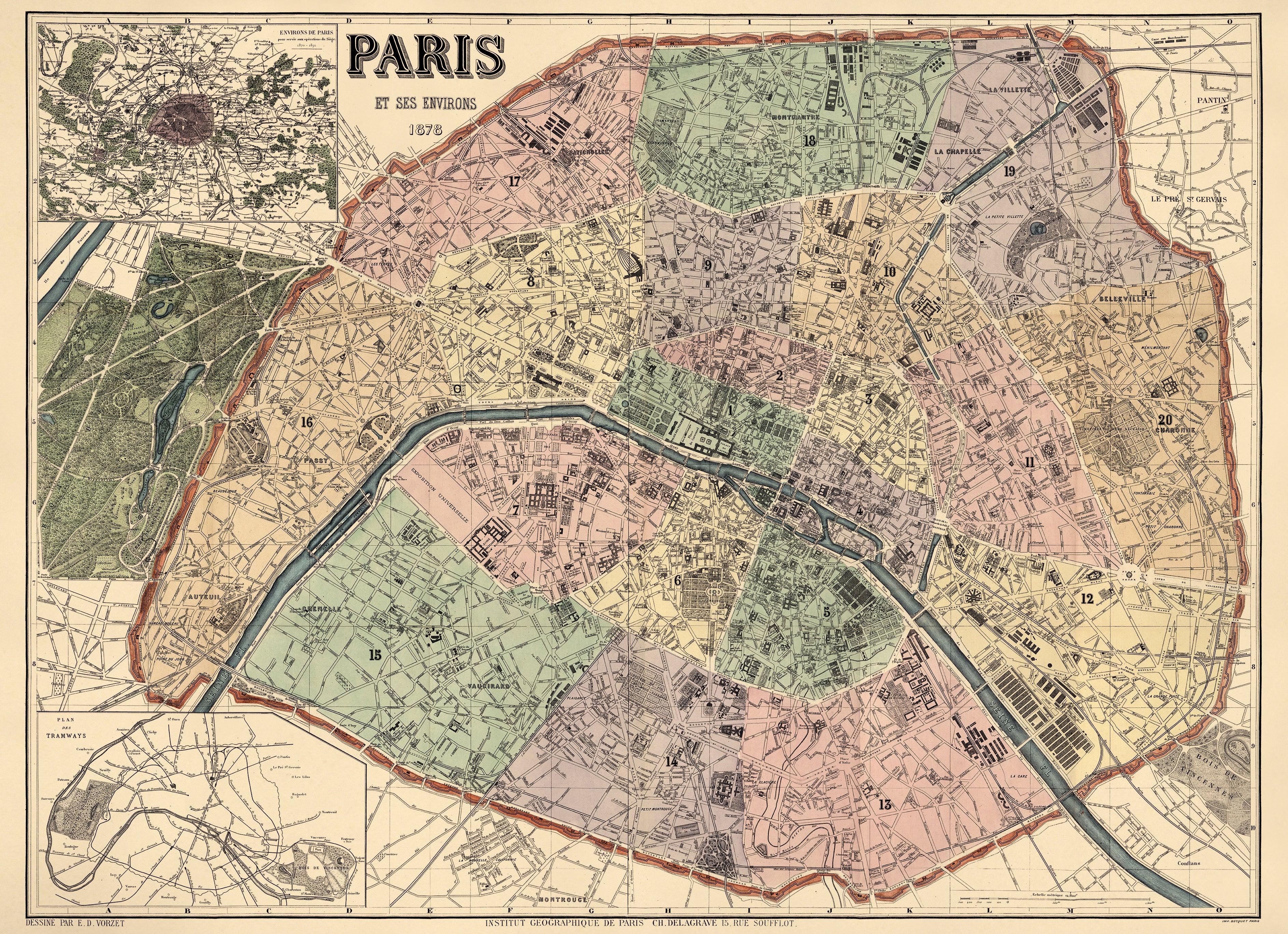 Paris Et Ses Environs : 1878
