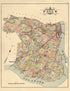 Falls from Atlas of Bucks County, Pennsylvania 1891 by Relic Map Company