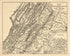 Map of the Shenandoah Valley, to Illustrate the Valley Campaign of Stonewall Jackson, 1862: 1880 by Relic Map Company
