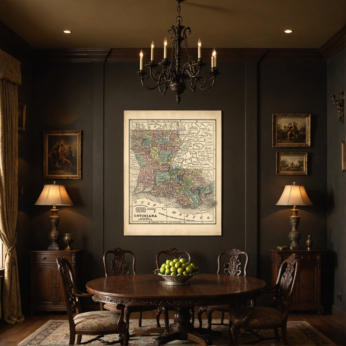 Mockup for Louisiana from the Campaign Atlas, for 1861 : United States