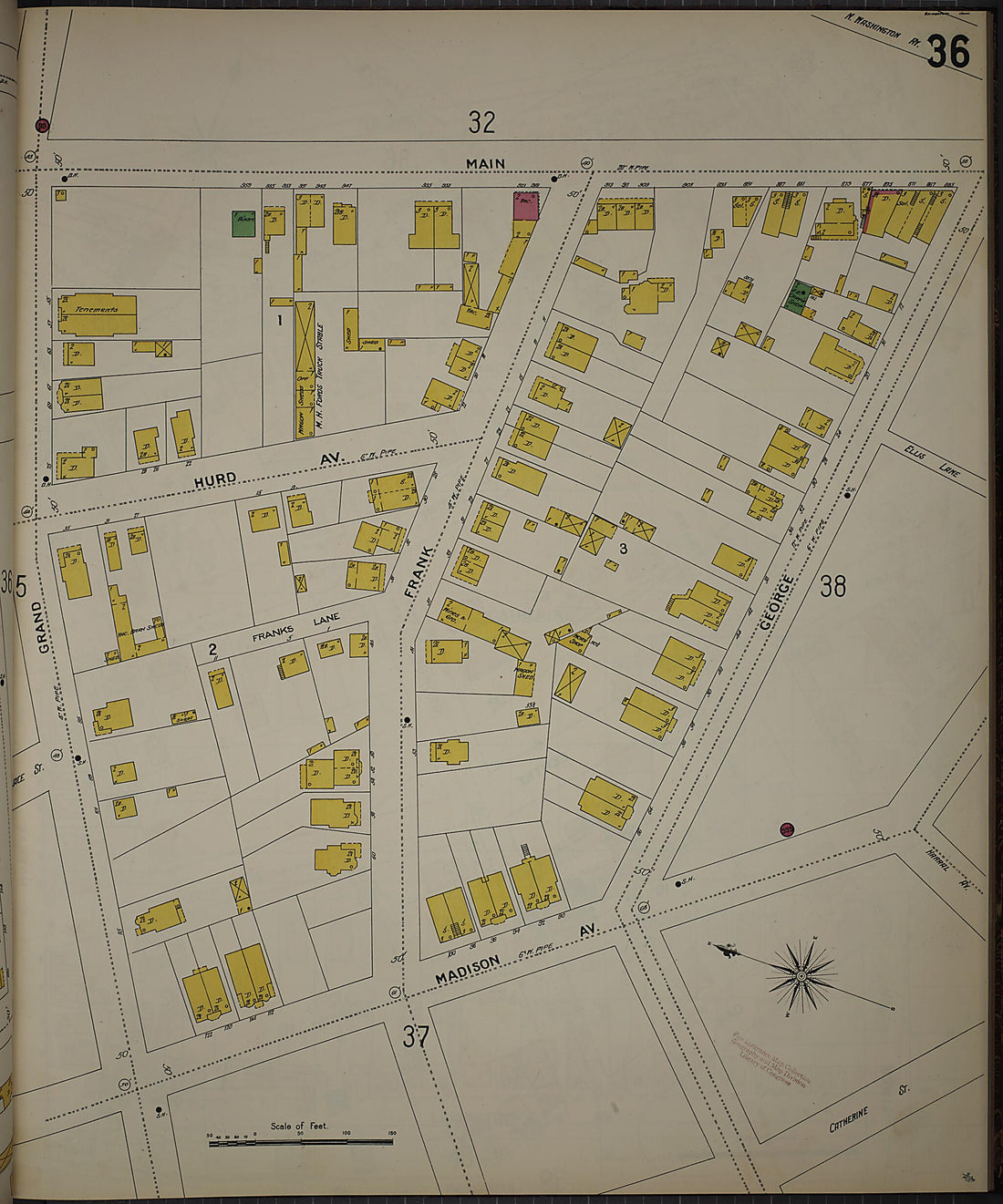 This old map of Bridgeport, Fairfield County, Connecticut was created by Sanborn Map Company in 1898