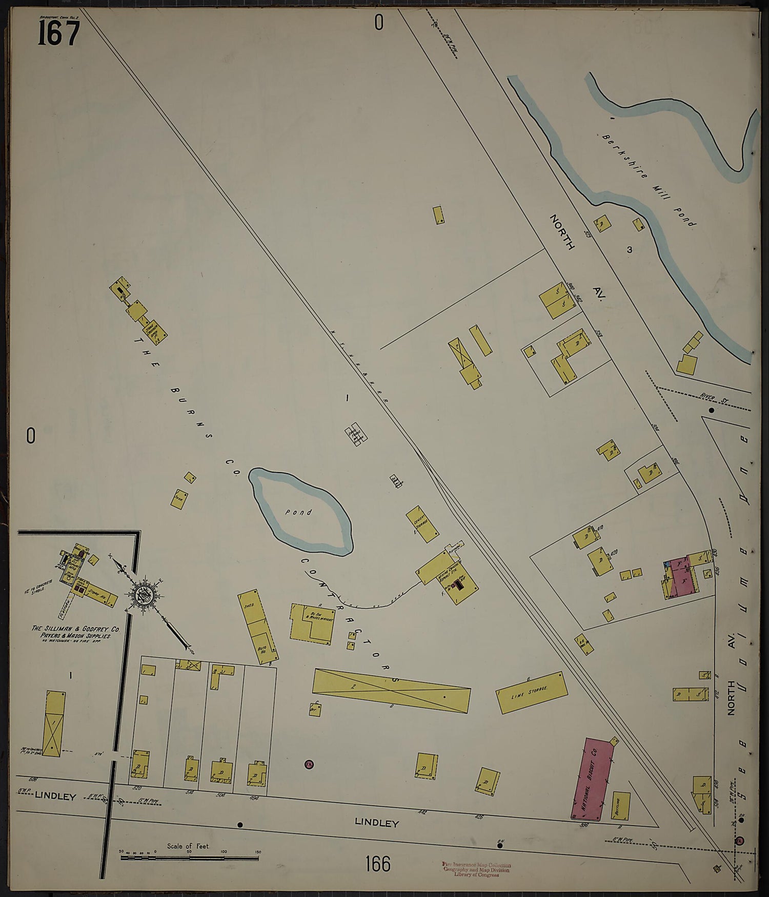 This old map of Bridgeport, Fairfield County, Connecticut was created by Sanborn Map Company in 1913