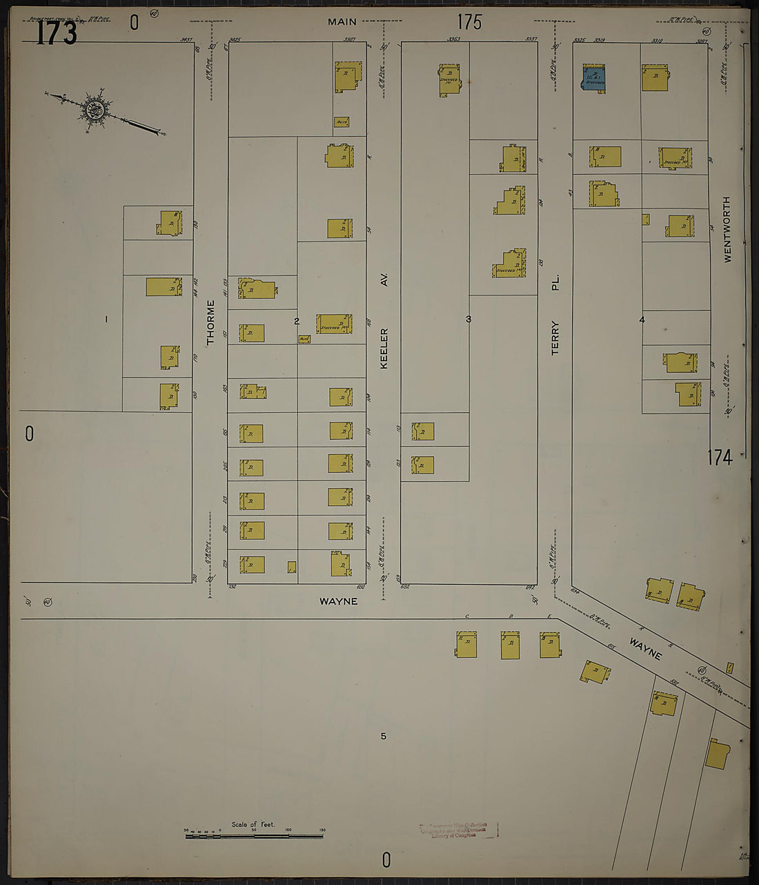 This old map of Bridgeport, Fairfield County, Connecticut was created by Sanborn Map Company in 1913