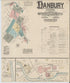 Danbury, Fairfield County, Connecticut 1884 (Sheet 1 of 10) by Relic Map Company
