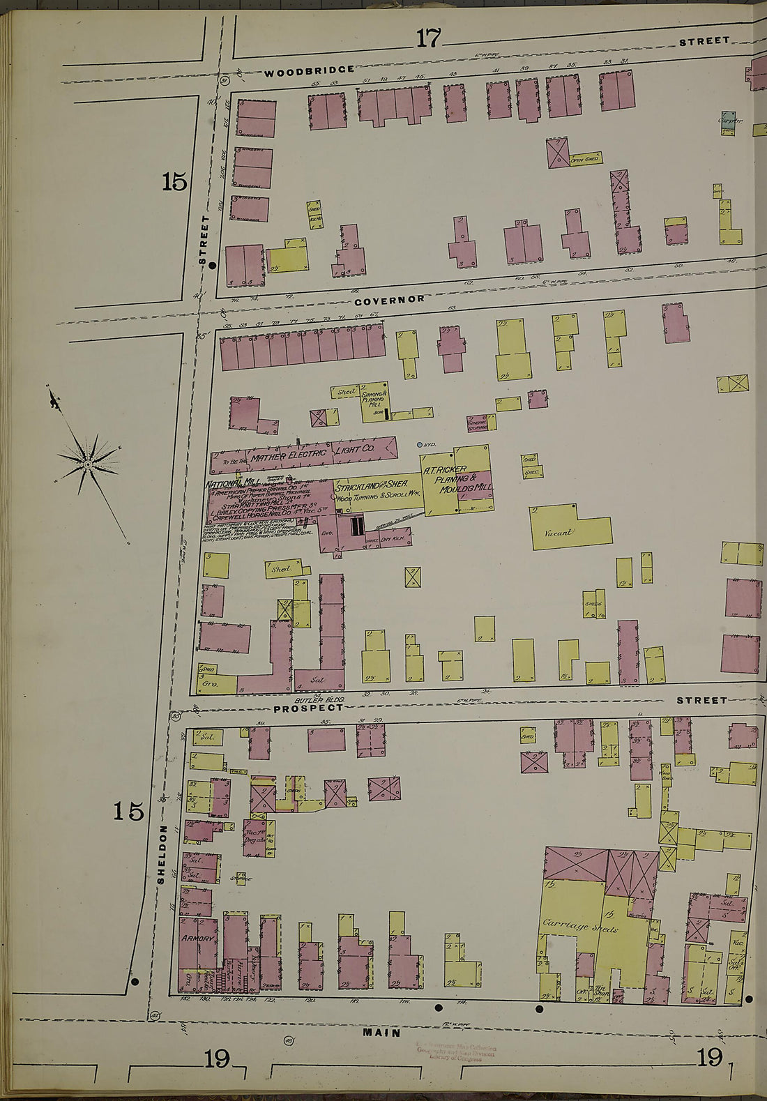 This old map of Hartford, Hartford County, Connecticut was created by Sanborn Map Company in 1885