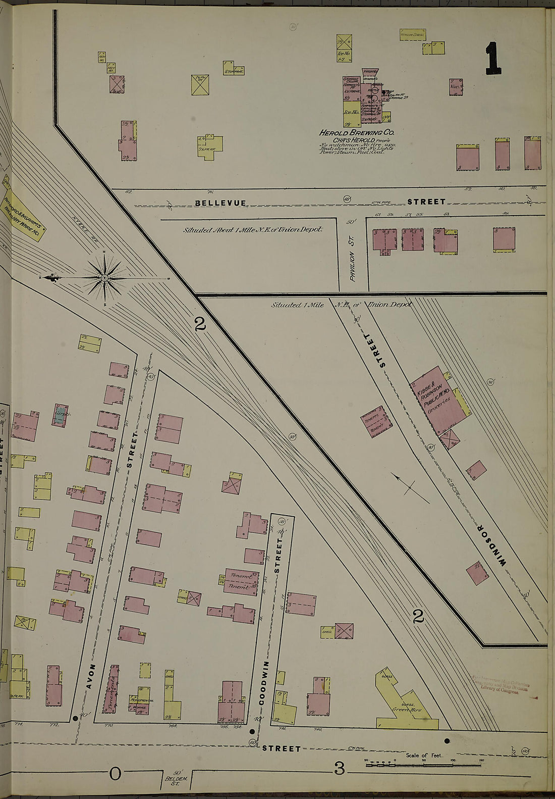 This old map of Hartford, Hartford County, Connecticut was created by Sanborn Map Company in 1885