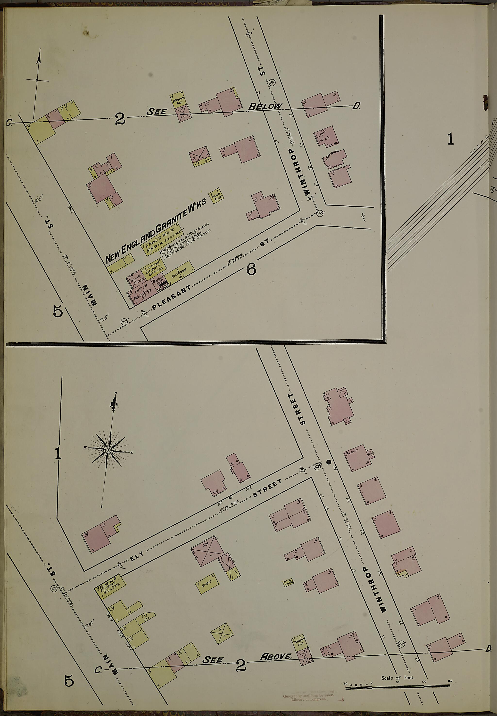 This old map of Hartford, Hartford County, Connecticut was created by Sanborn Map Company in 1885