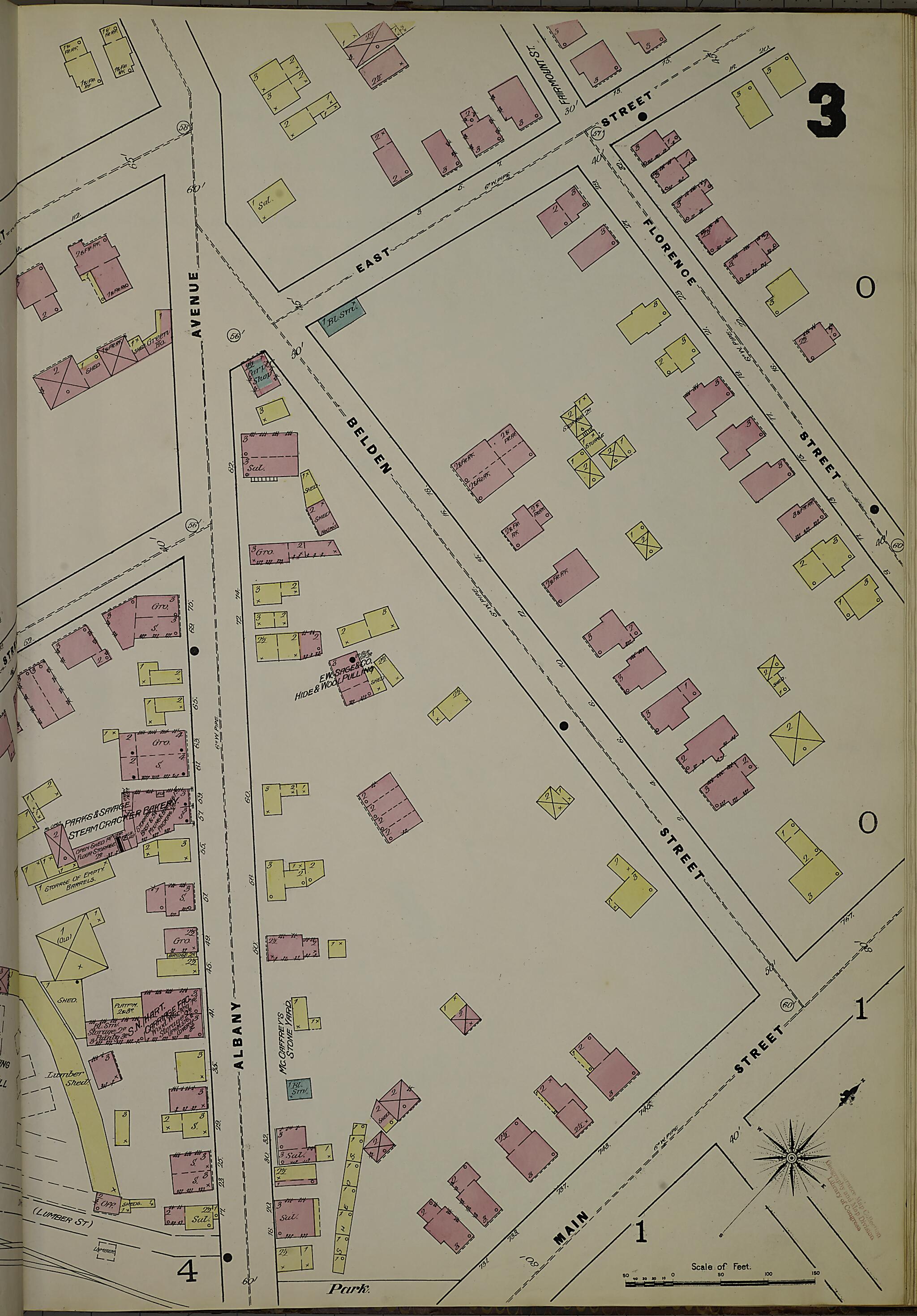 This old map of Hartford, Hartford County, Connecticut was created by Sanborn Map Company in 1885