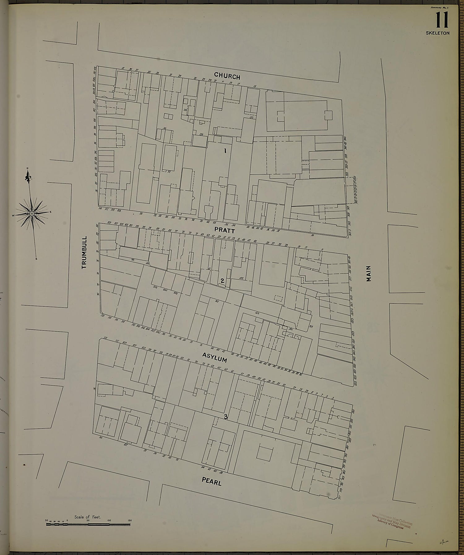 This old map of Hartford, Hartford County, Connecticut was created by Sanborn Map Company in 1900