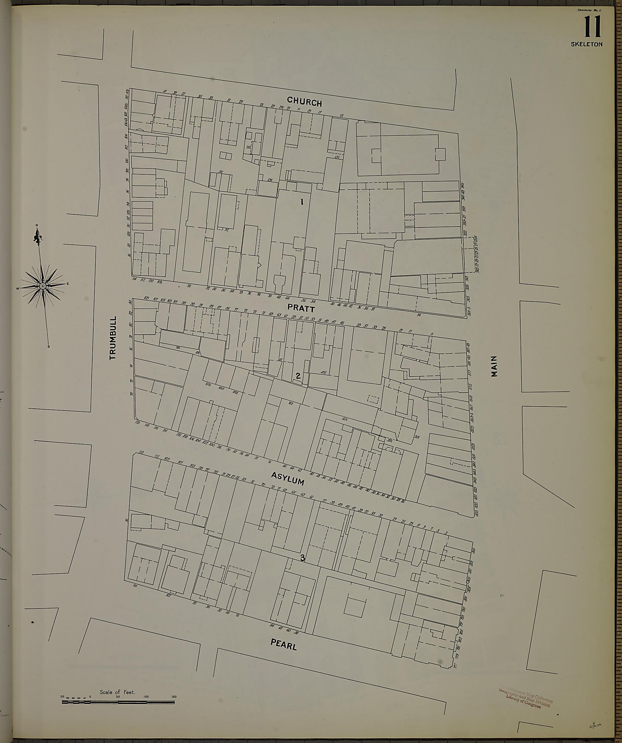 This old map of Hartford, Hartford County, Connecticut was created by Sanborn Map Company in 1900