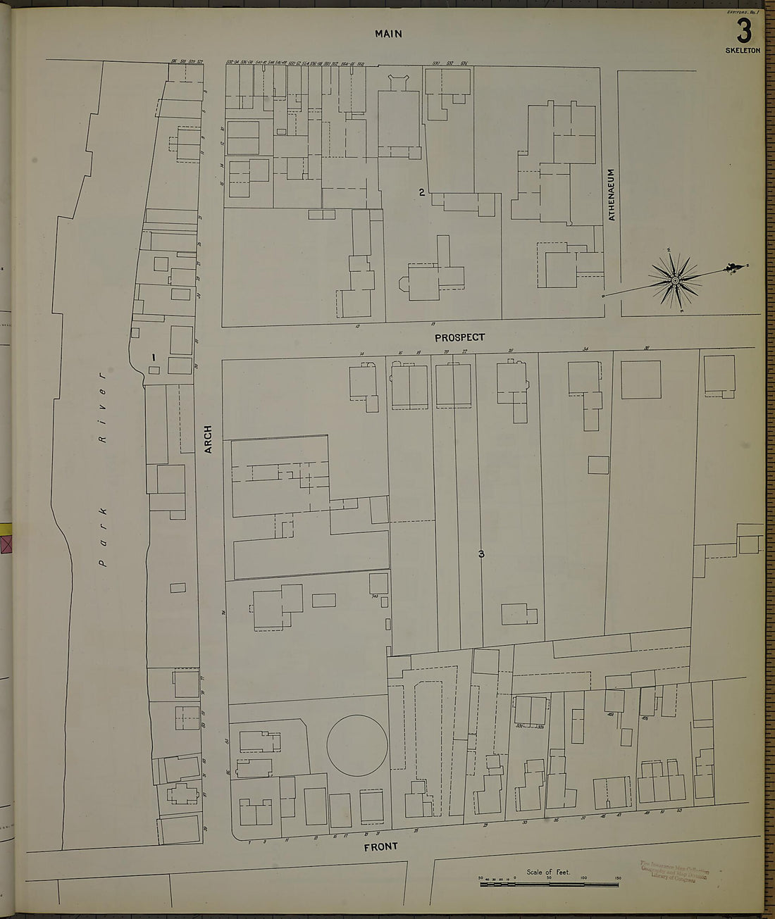 This old map of Hartford, Hartford County, Connecticut was created by Sanborn Map Company in 1900