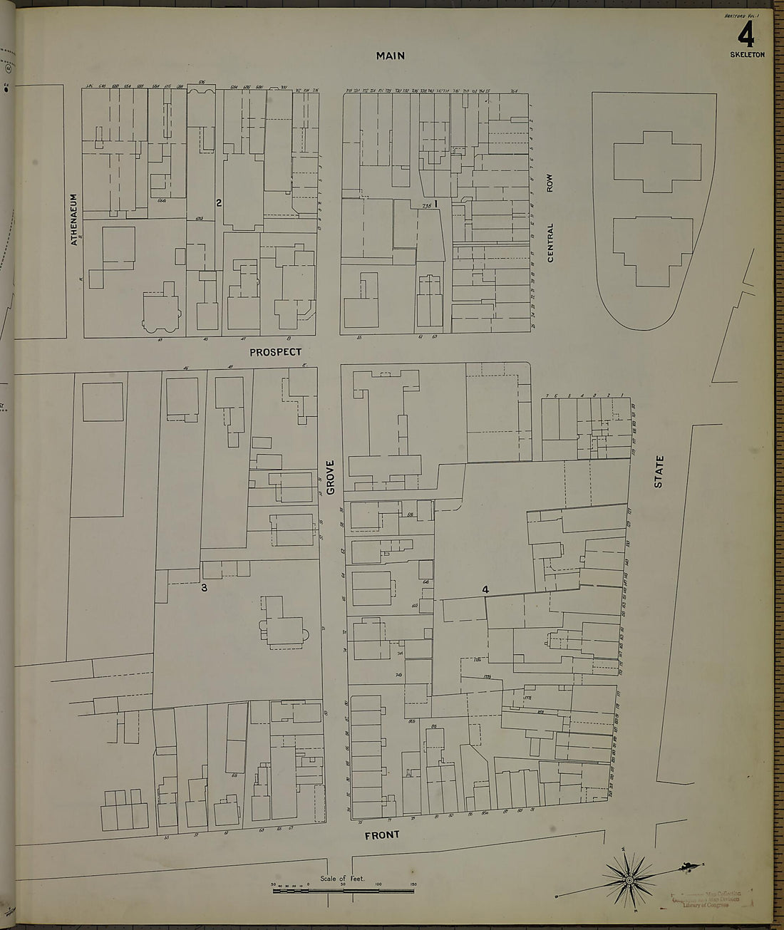 This old map of Hartford, Hartford County, Connecticut was created by Sanborn Map Company in 1900