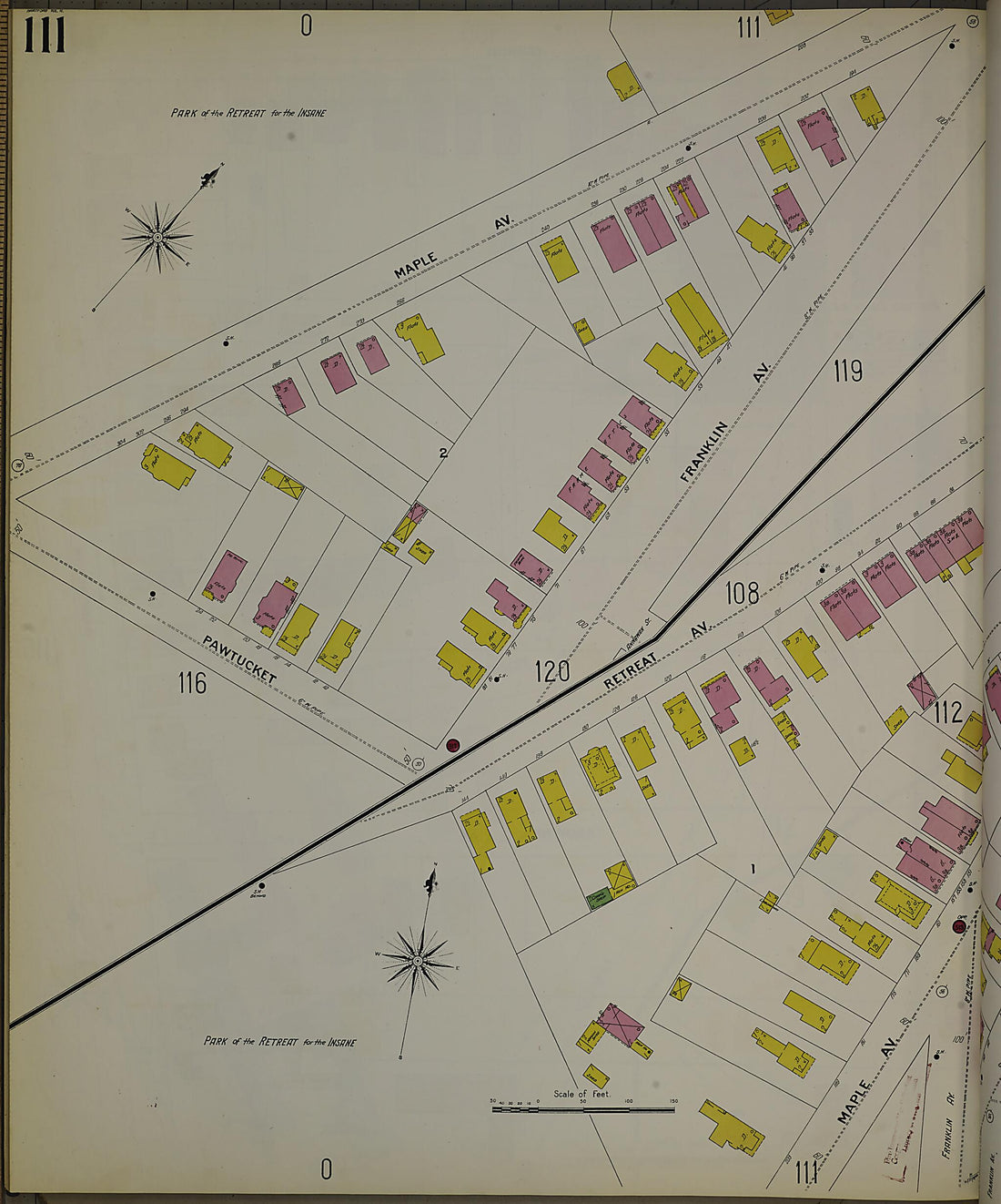 This old map of Hartford, Hartford County, Connecticut was created by Sanborn Map Company in 1900