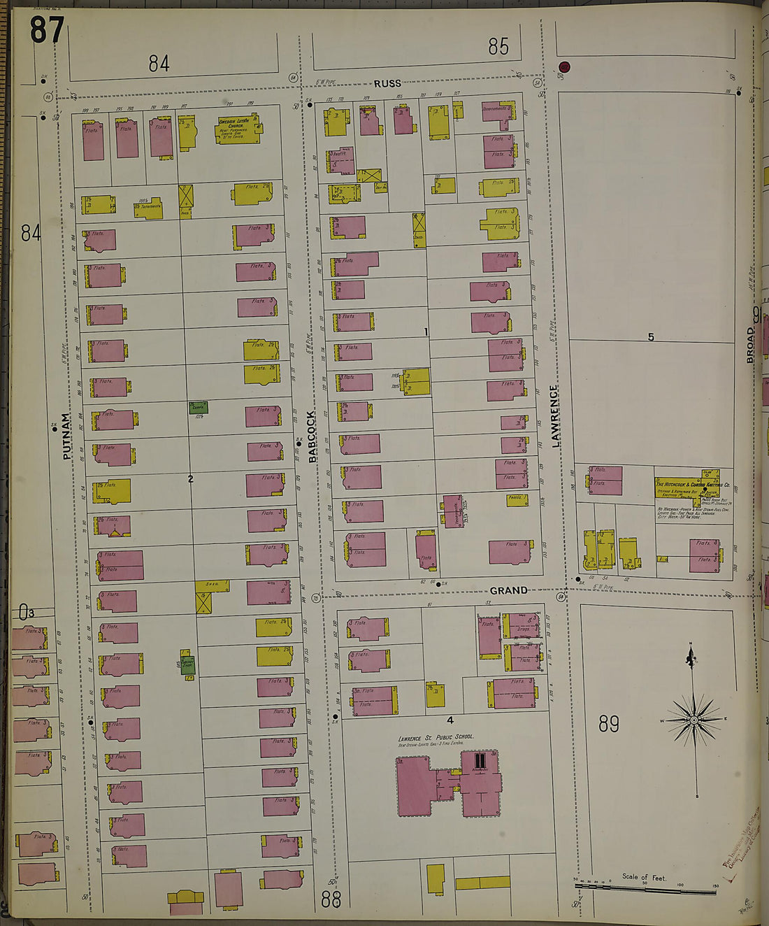 This old map of Hartford, Hartford County, Connecticut was created by Sanborn Map Company in 1900