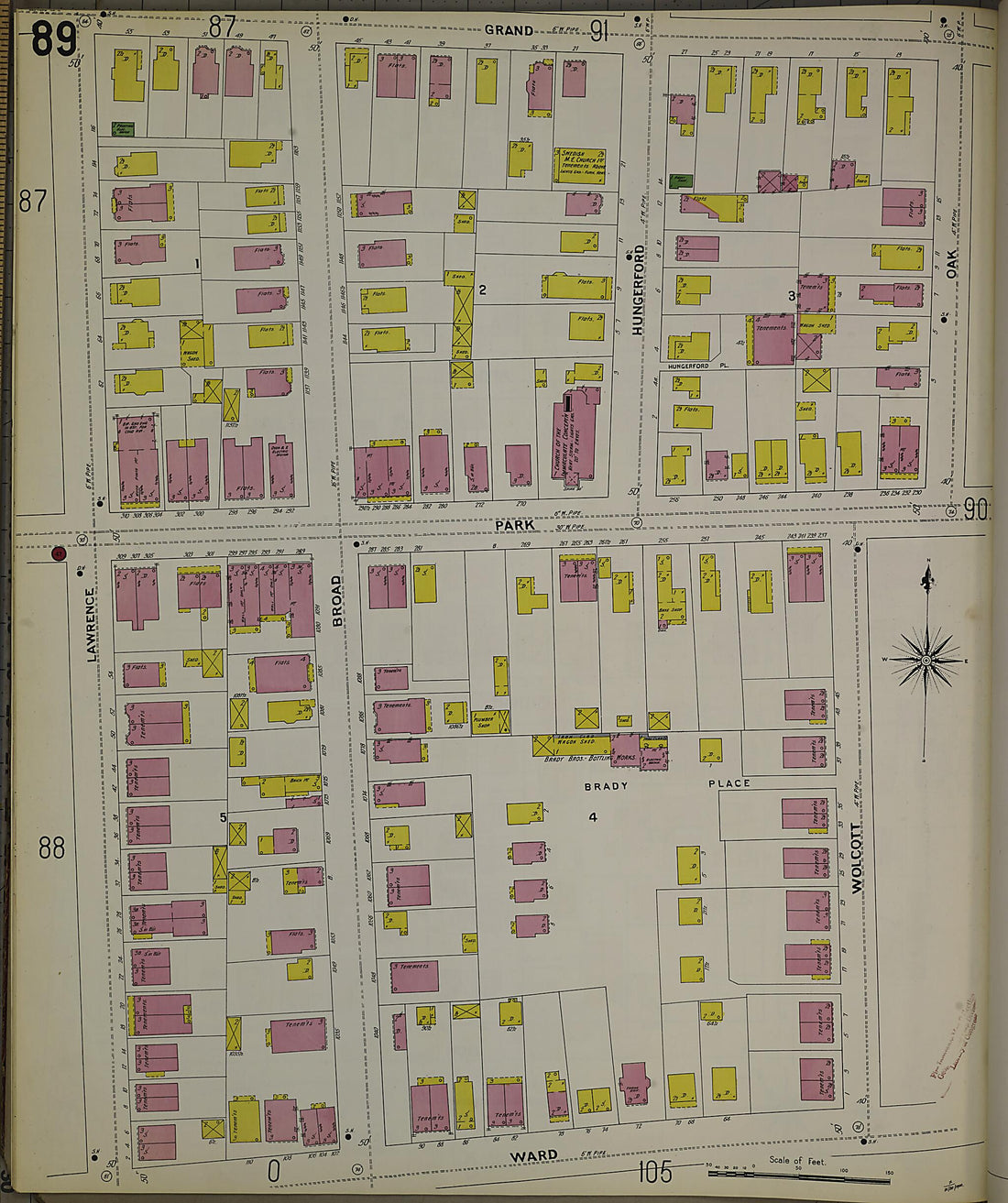 This old map of Hartford, Hartford County, Connecticut was created by Sanborn Map Company in 1900