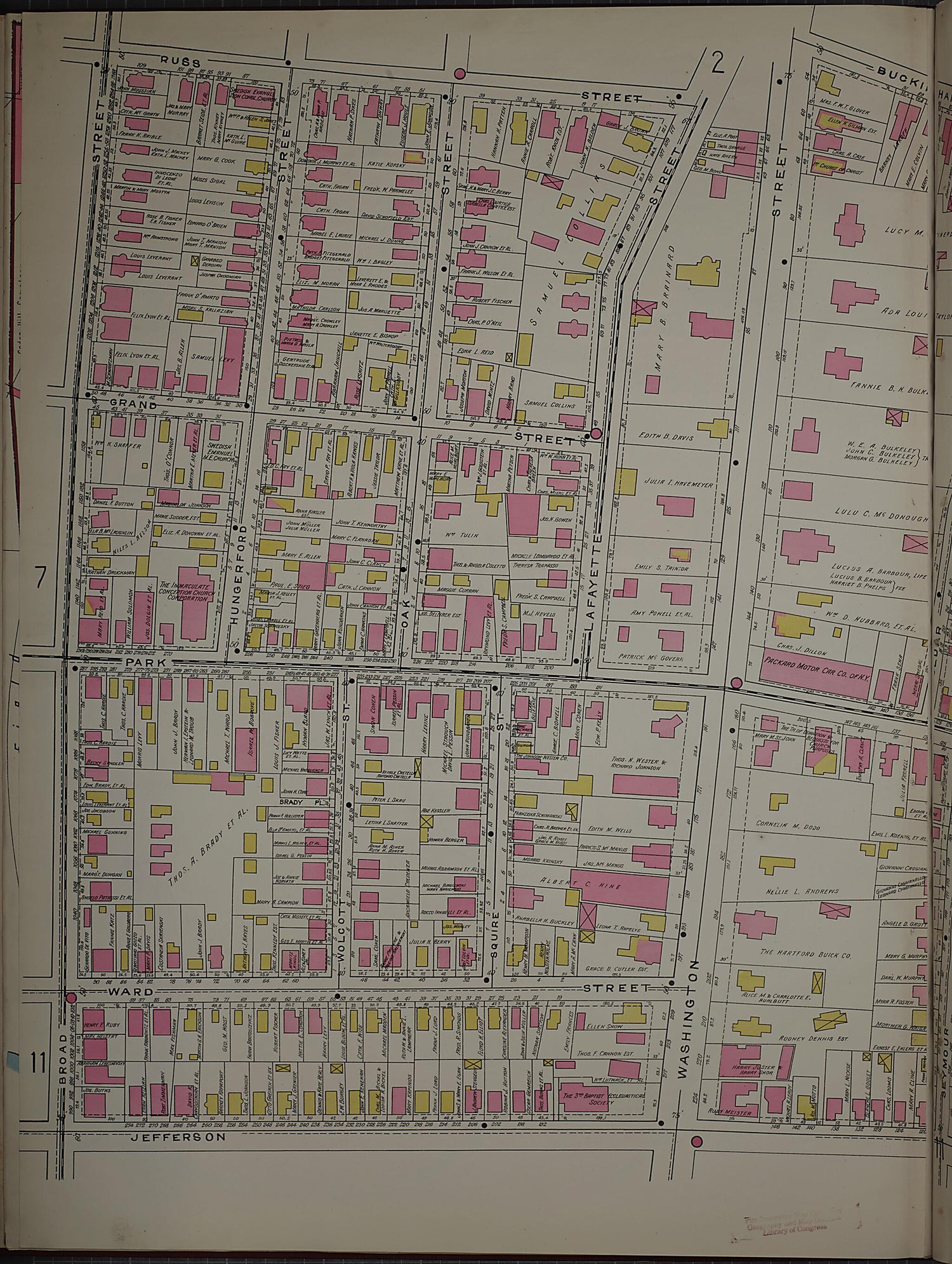 This old map of West Hartford, Hartford County, Connecticut was created by Sanborn Map Company in 1920