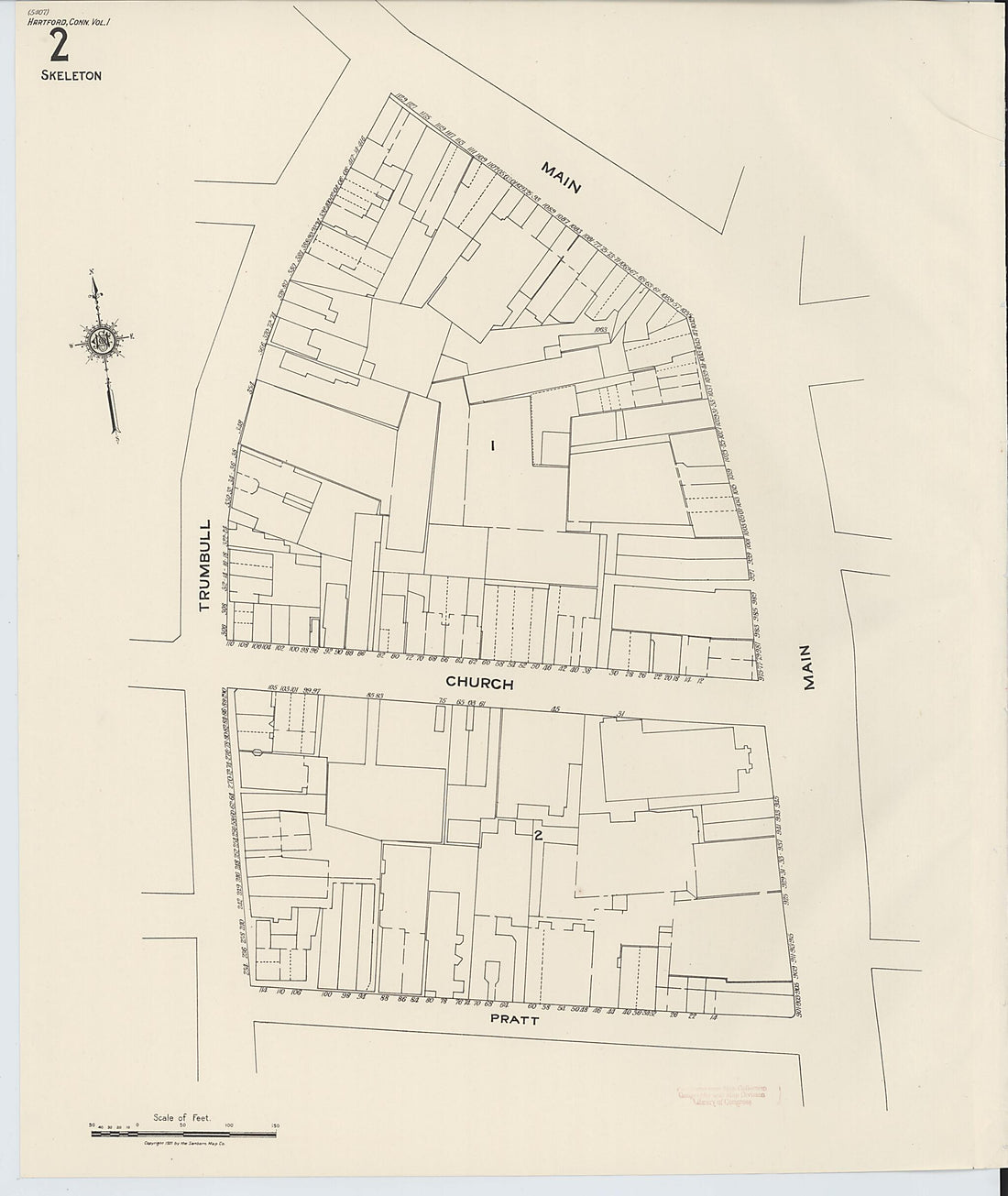 This old map of West Hartford, Hartford County, Connecticut was created by Sanborn Map Company in 1922