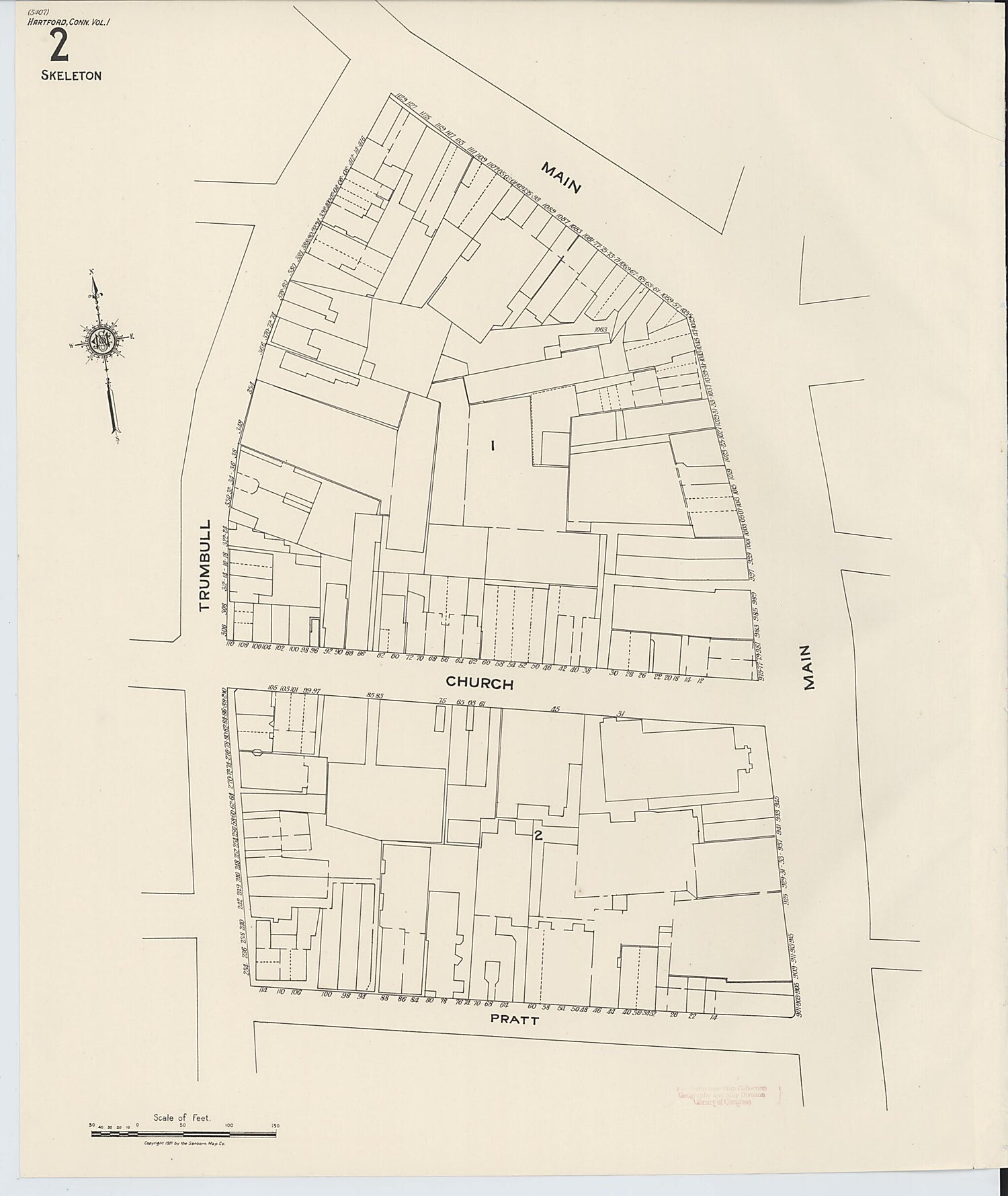 This old map of West Hartford, Hartford County, Connecticut was created by Sanborn Map Company in 1922