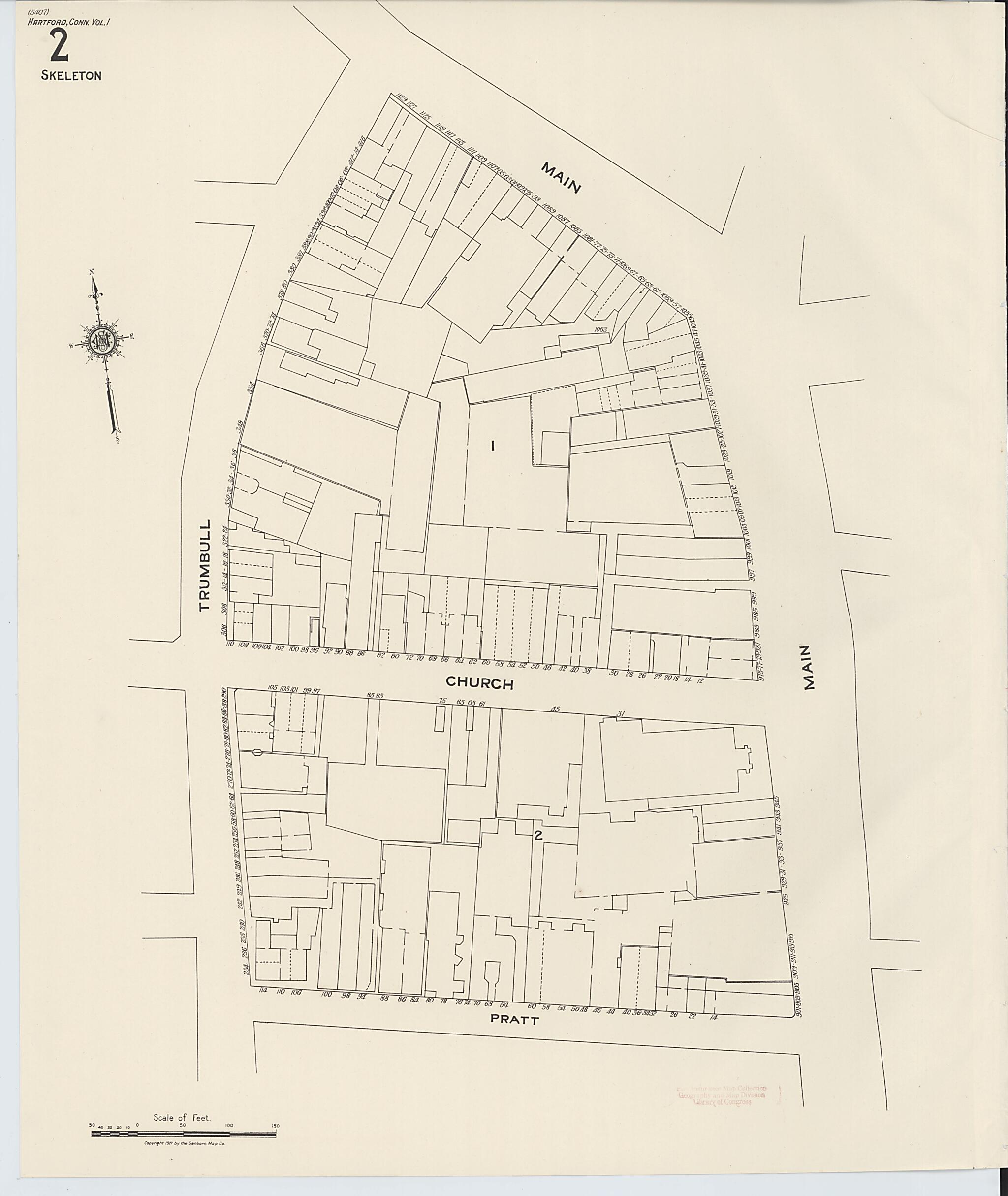 This old map of West Hartford, Hartford County, Connecticut was created by Sanborn Map Company in 1922