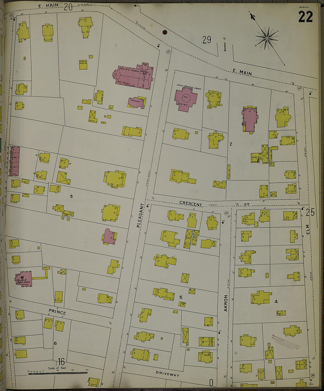 This old map of Meriden, New Haven County, Connecticut was created by Sanborn Map Company in 1901