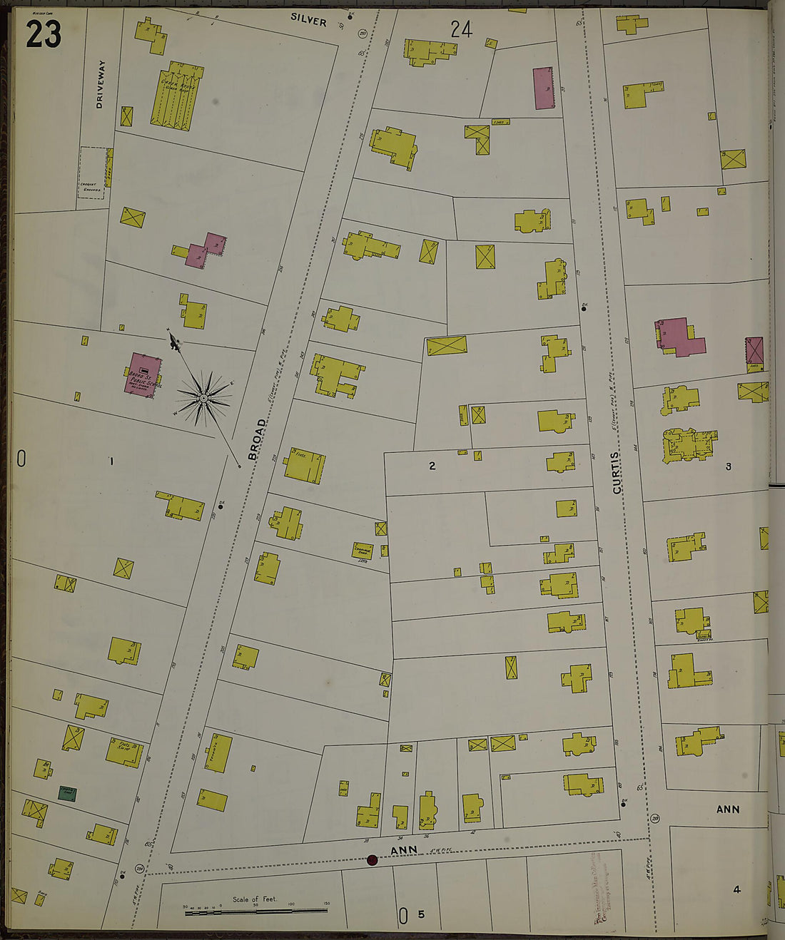 This old map of Meriden, New Haven County, Connecticut was created by Sanborn Map Company in 1901