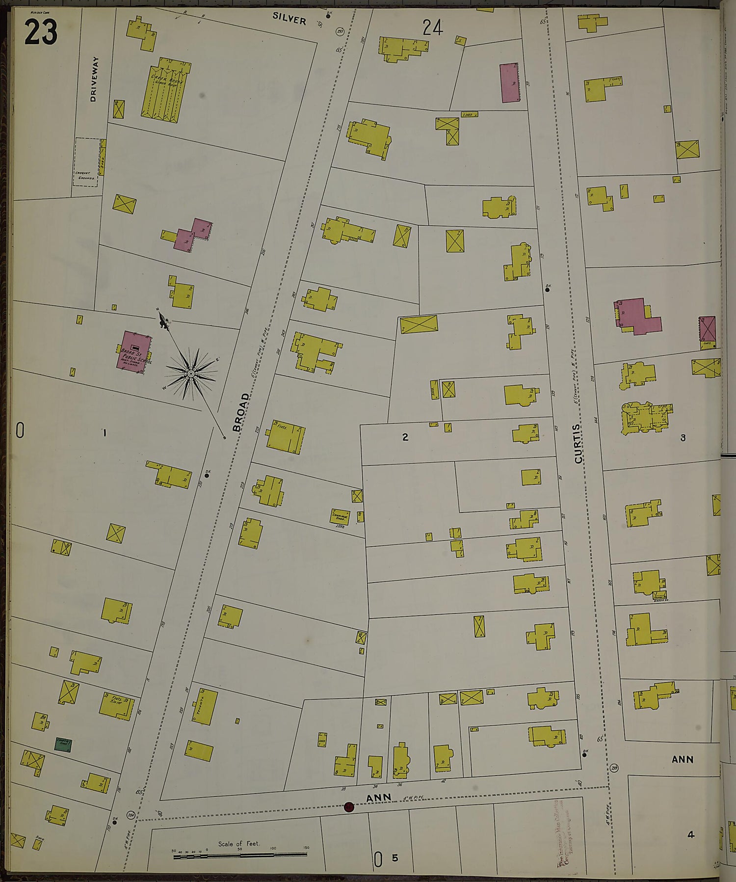 This old map of Meriden, New Haven County, Connecticut was created by Sanborn Map Company in 1901