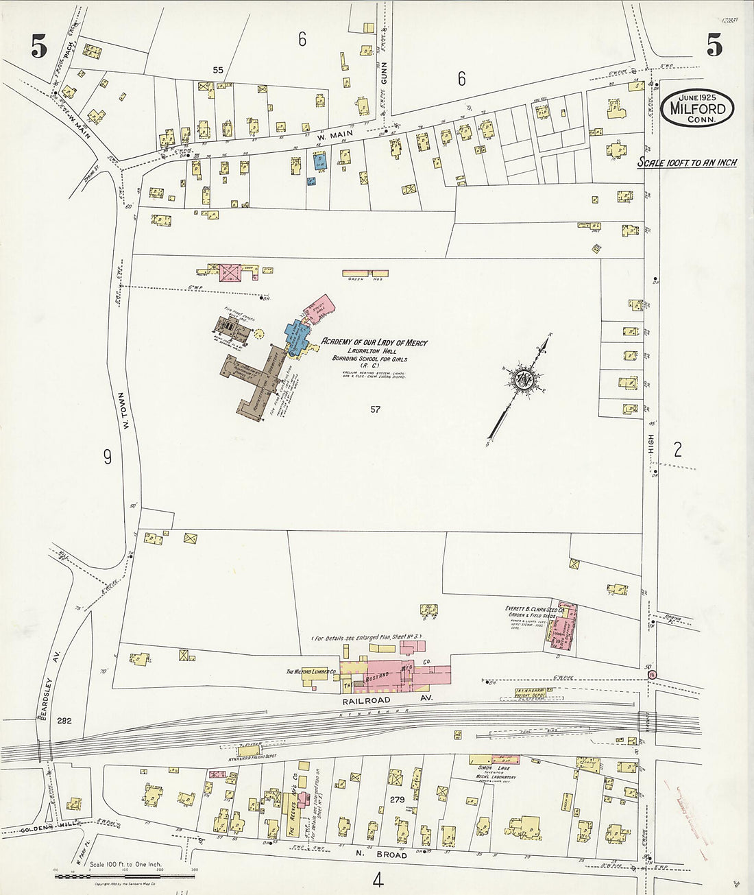 This old map of Woodmont, New Haven County, Connecticut was created by Sanborn Map Company in 1925