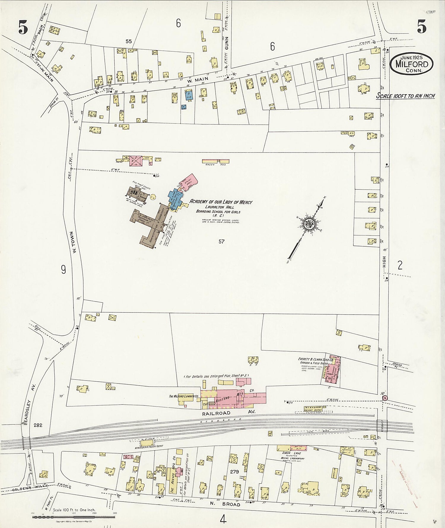 This old map of Woodmont, New Haven County, Connecticut was created by Sanborn Map Company in 1925