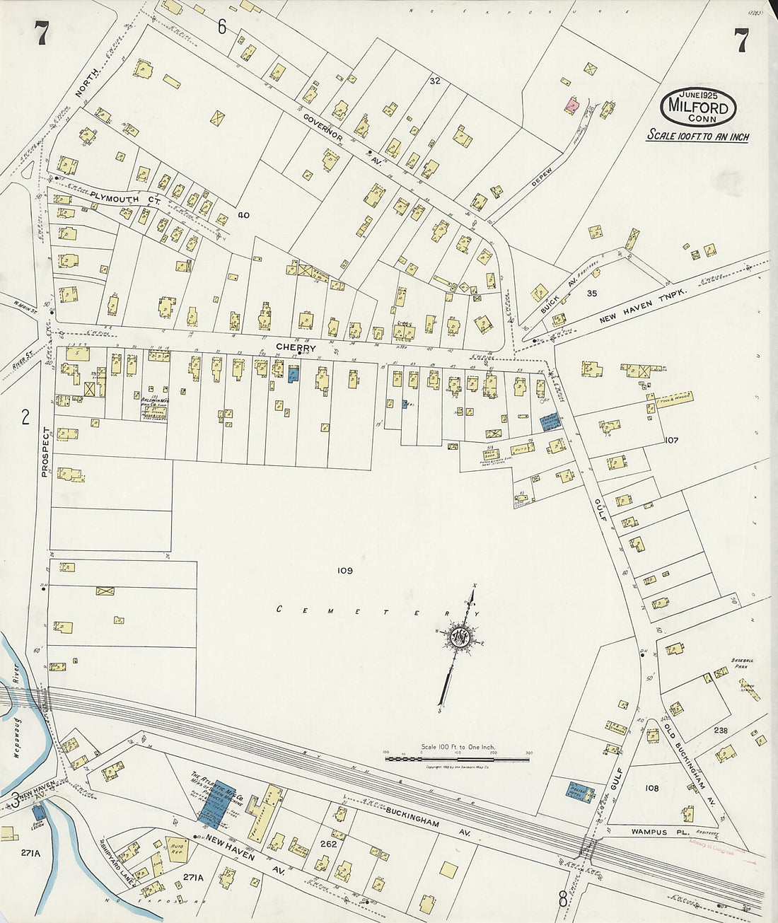 This old map of Woodmont, New Haven County, Connecticut was created by Sanborn Map Company in 1925