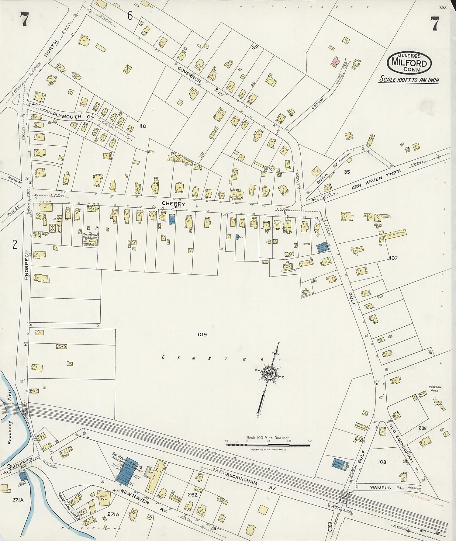 This old map of Woodmont, New Haven County, Connecticut was created by Sanborn Map Company in 1925