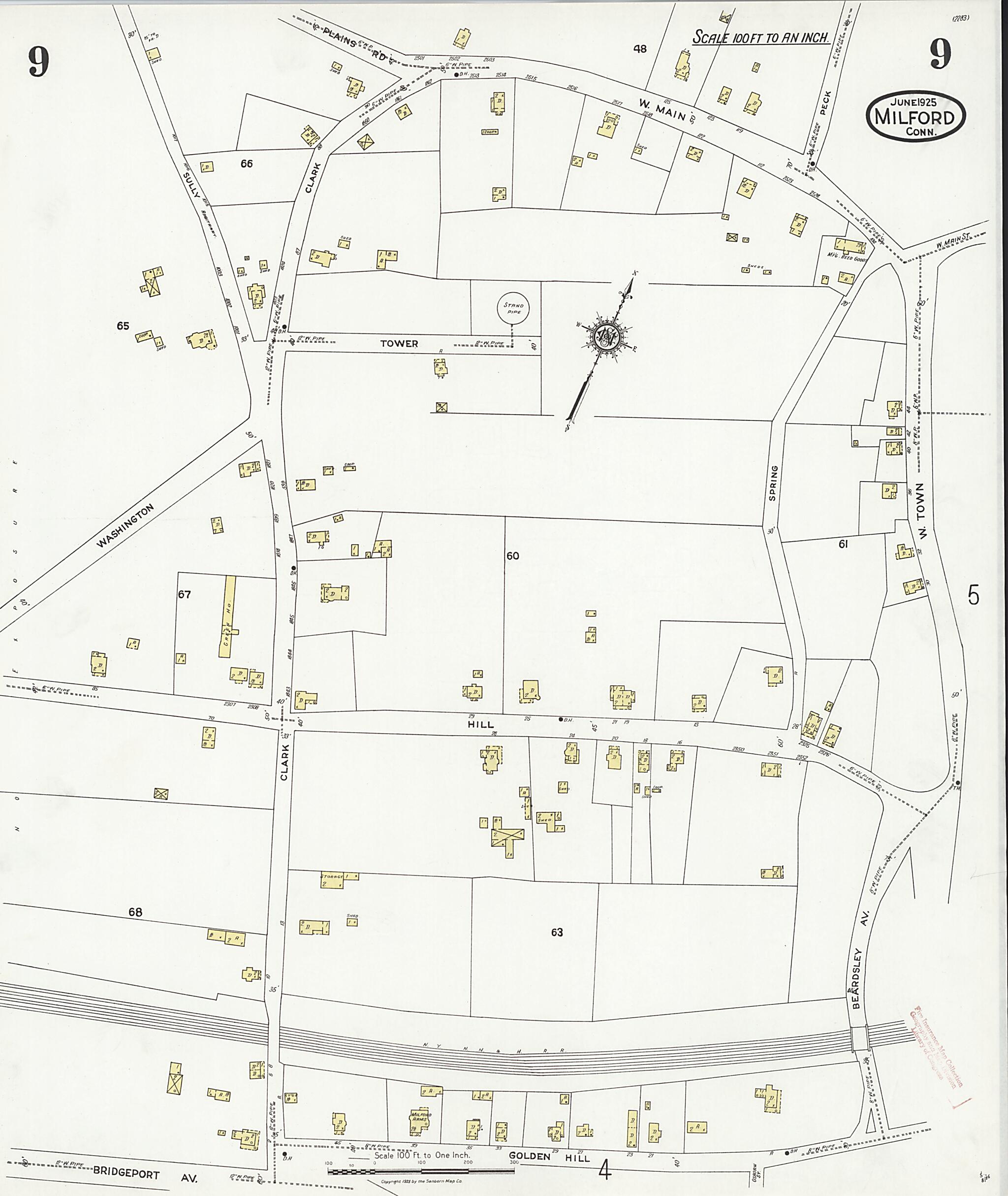 This old map of Woodmont, New Haven County, Connecticut was created by Sanborn Map Company in 1925