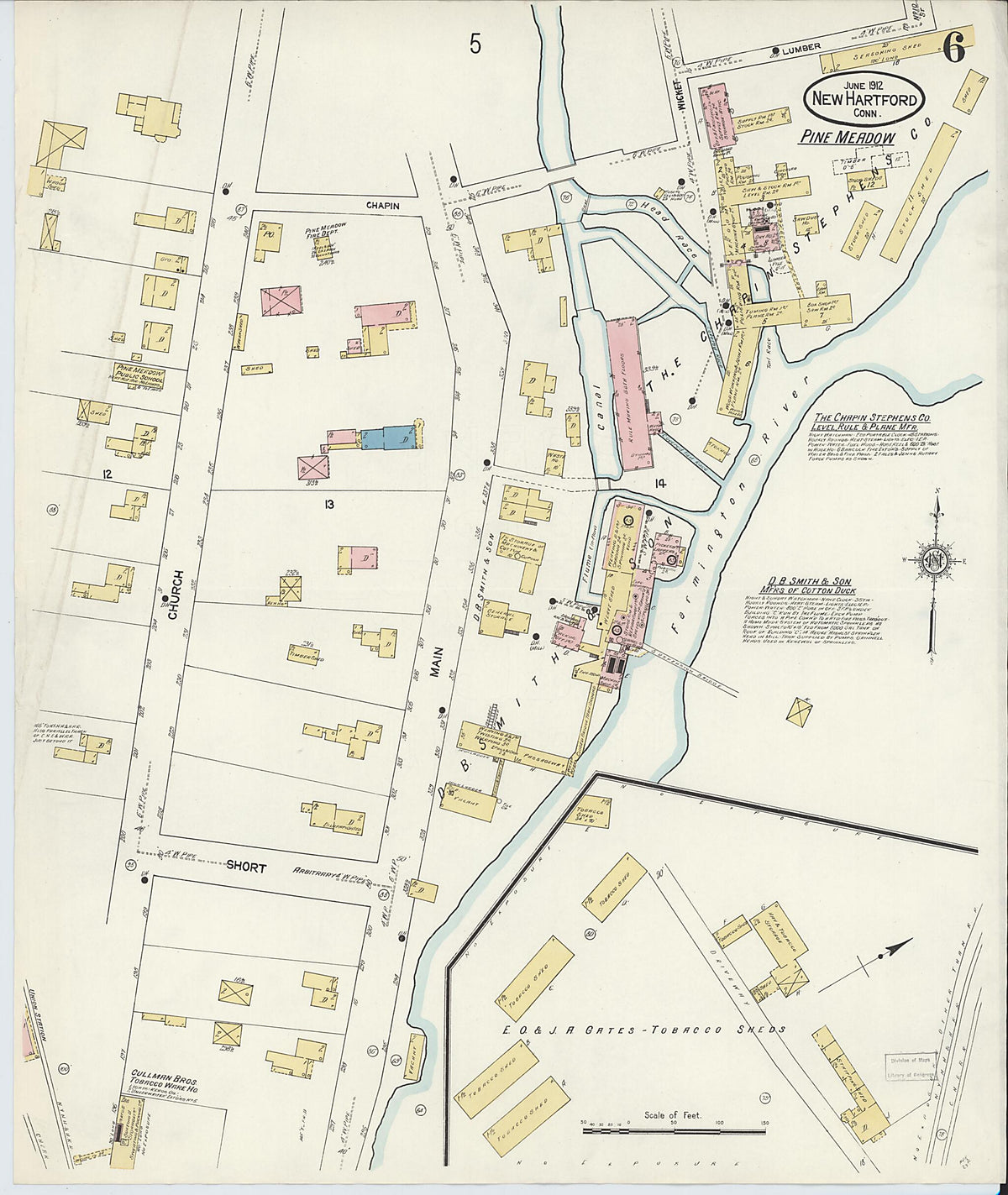 New Hartford, Litchfield County, Connecticut 1912 (Sheet 6) by Relic Map Company