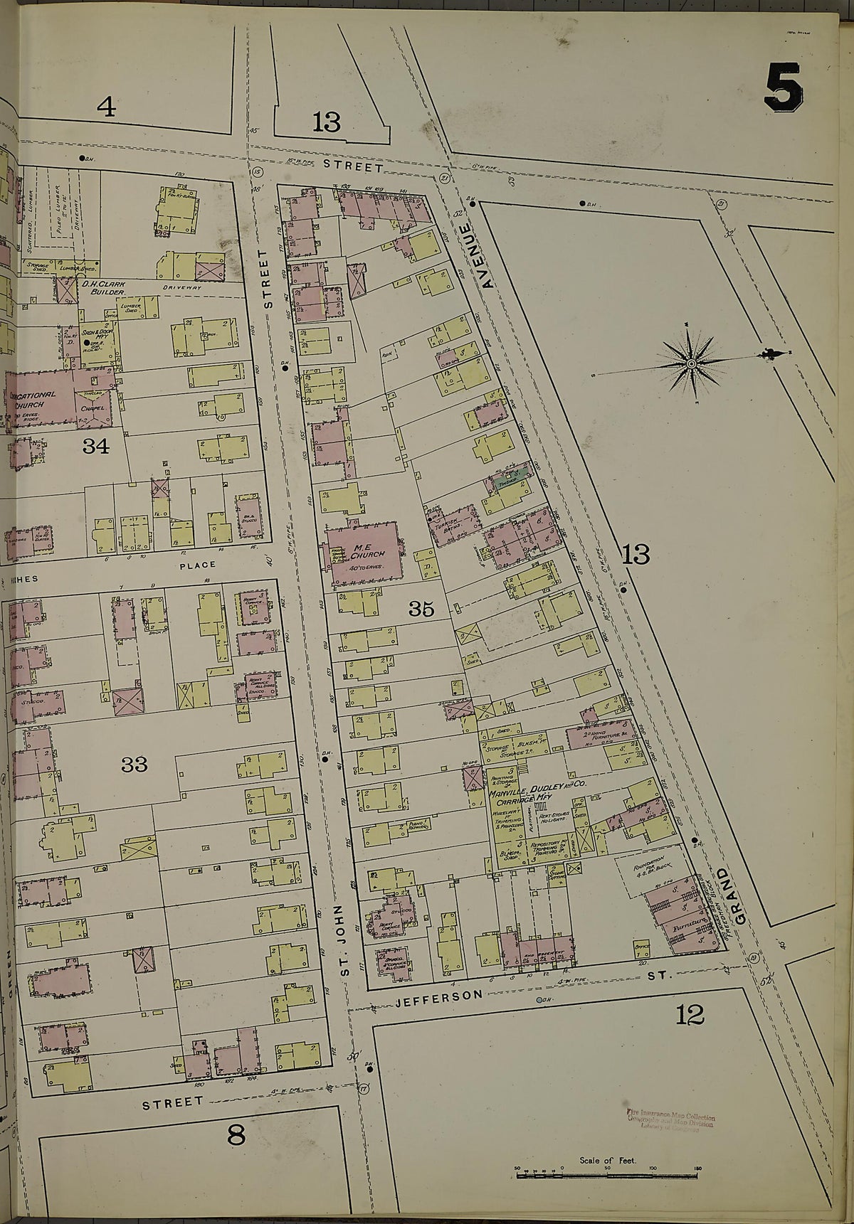 New Haven, New Haven County, Connecticut 1886 (Sheet 12) by Relic Map Company