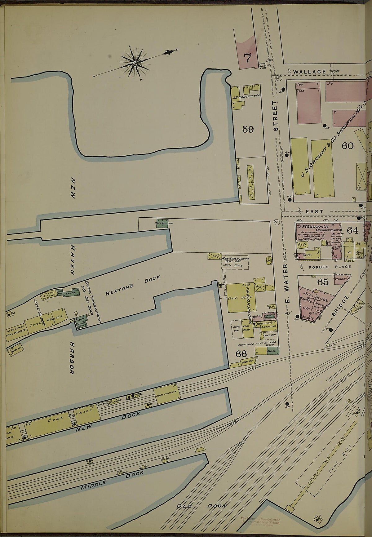 New Haven, New Haven County, Connecticut 1886 (Sheet 19) by Relic Map Company