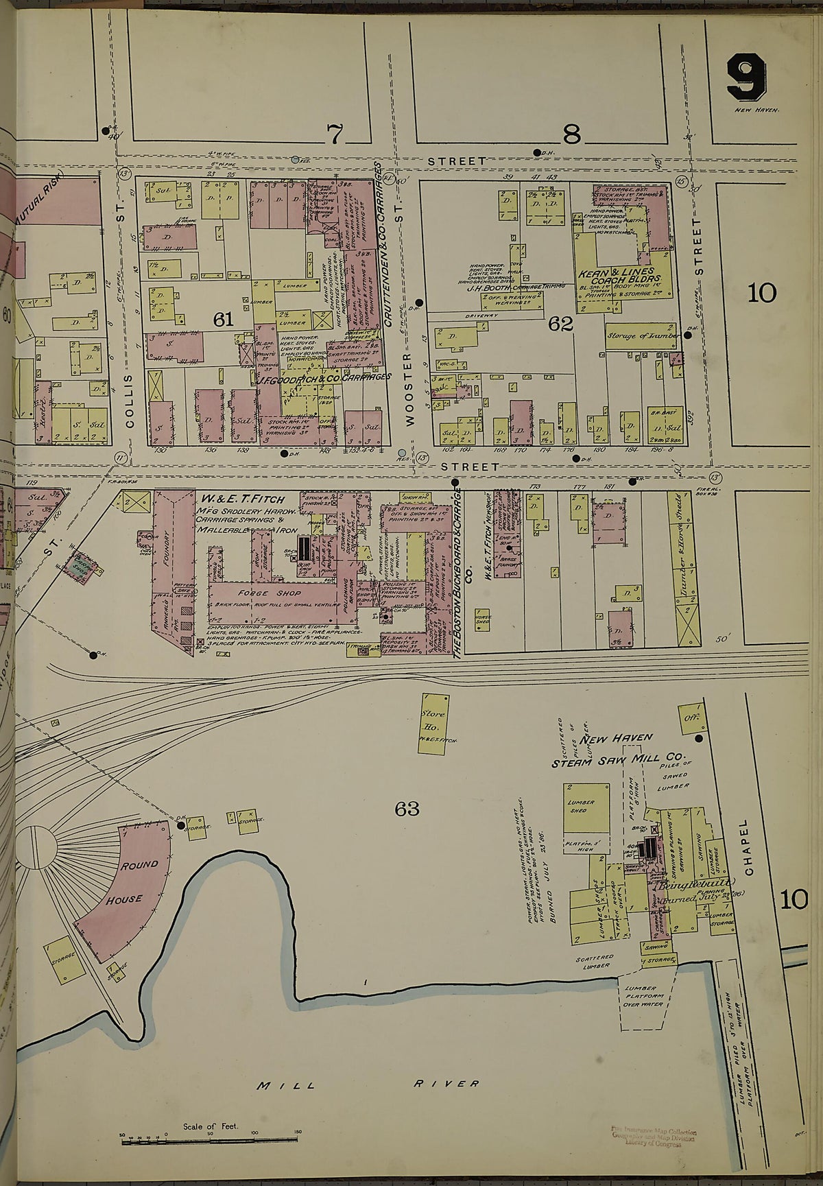 New Haven, New Haven County, Connecticut 1886 (Sheet 20) by Relic Map Company