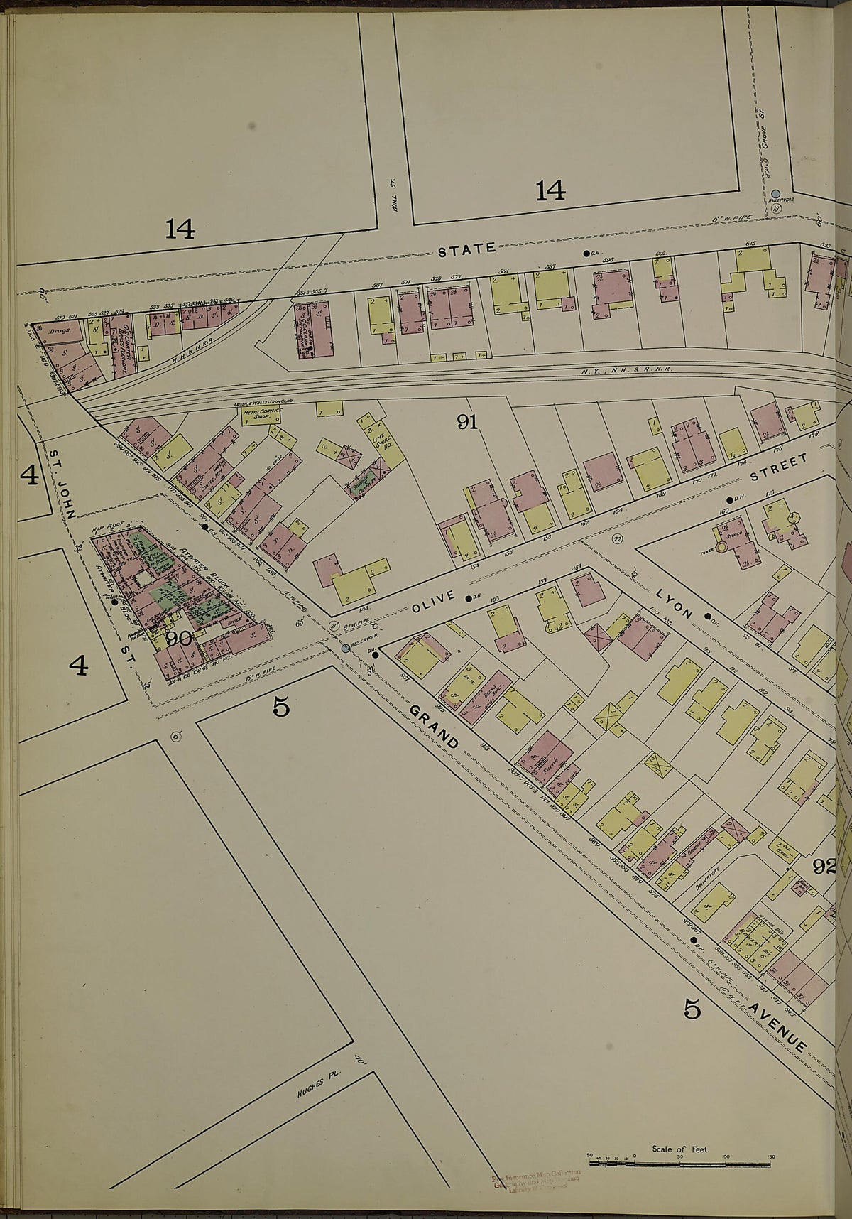 New Haven, New Haven County, Connecticut 1886 (Sheet 27) by Relic Map Company
