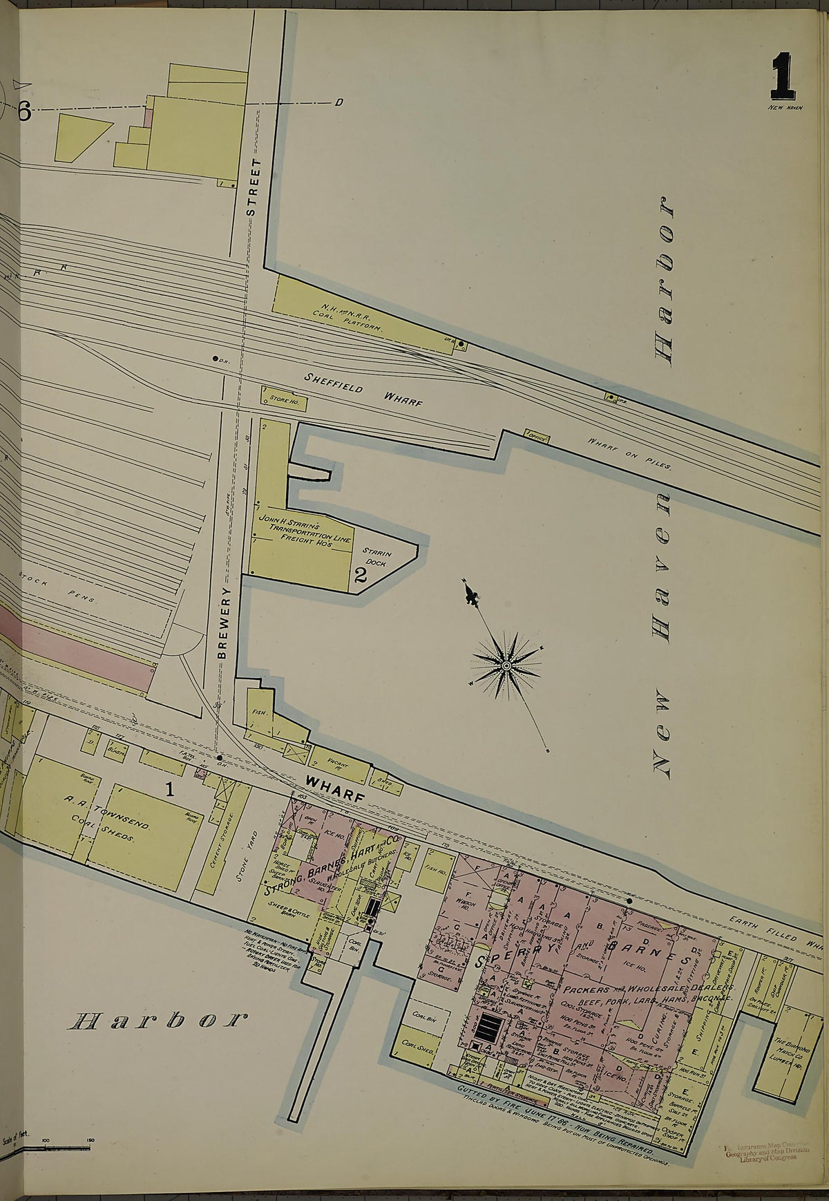 New Haven, New Haven County, Connecticut 1886 (Sheet 4) by Relic Map Company