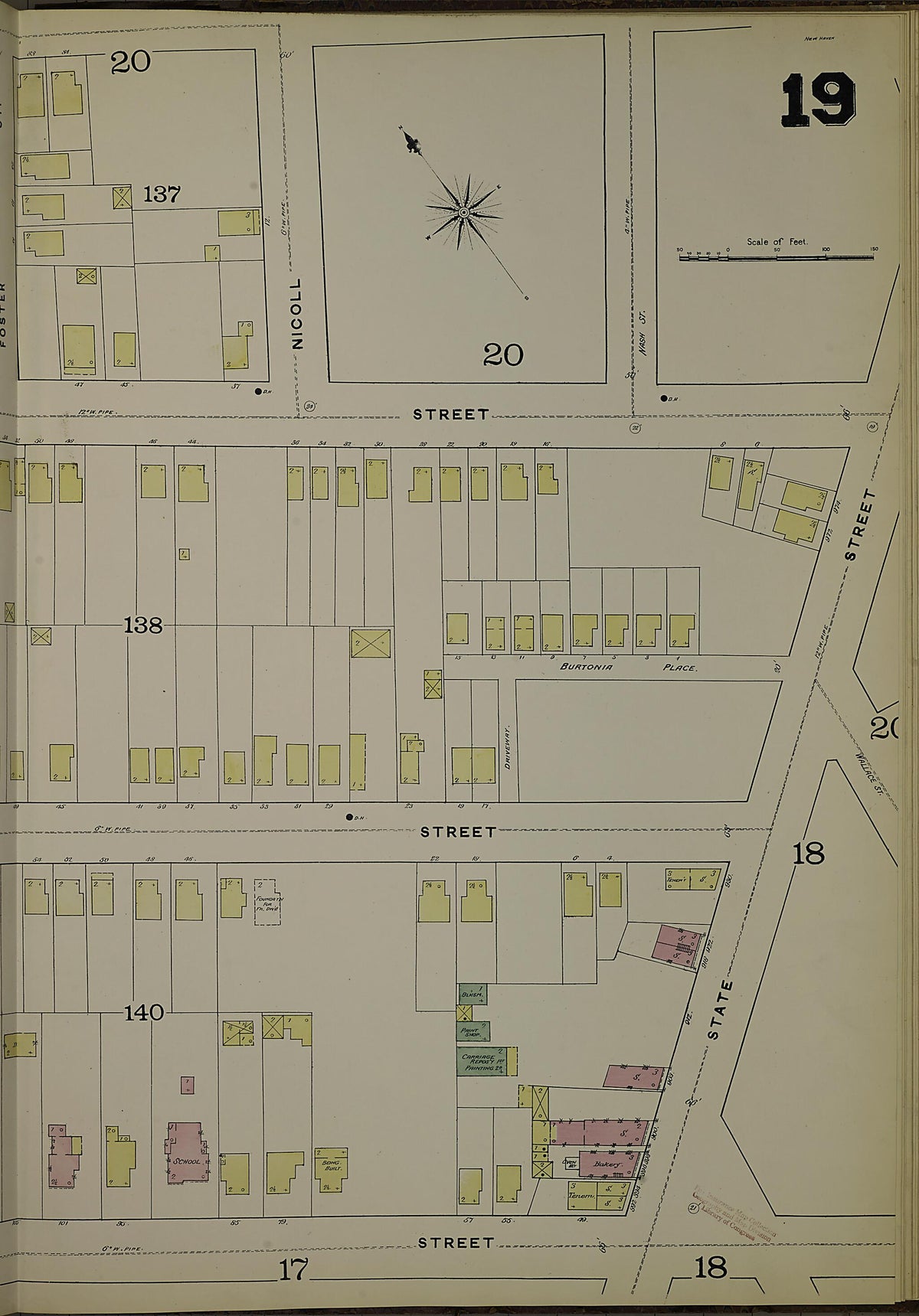 New Haven, New Haven County, Connecticut 1886 (Sheet 40) by Relic Map Company
