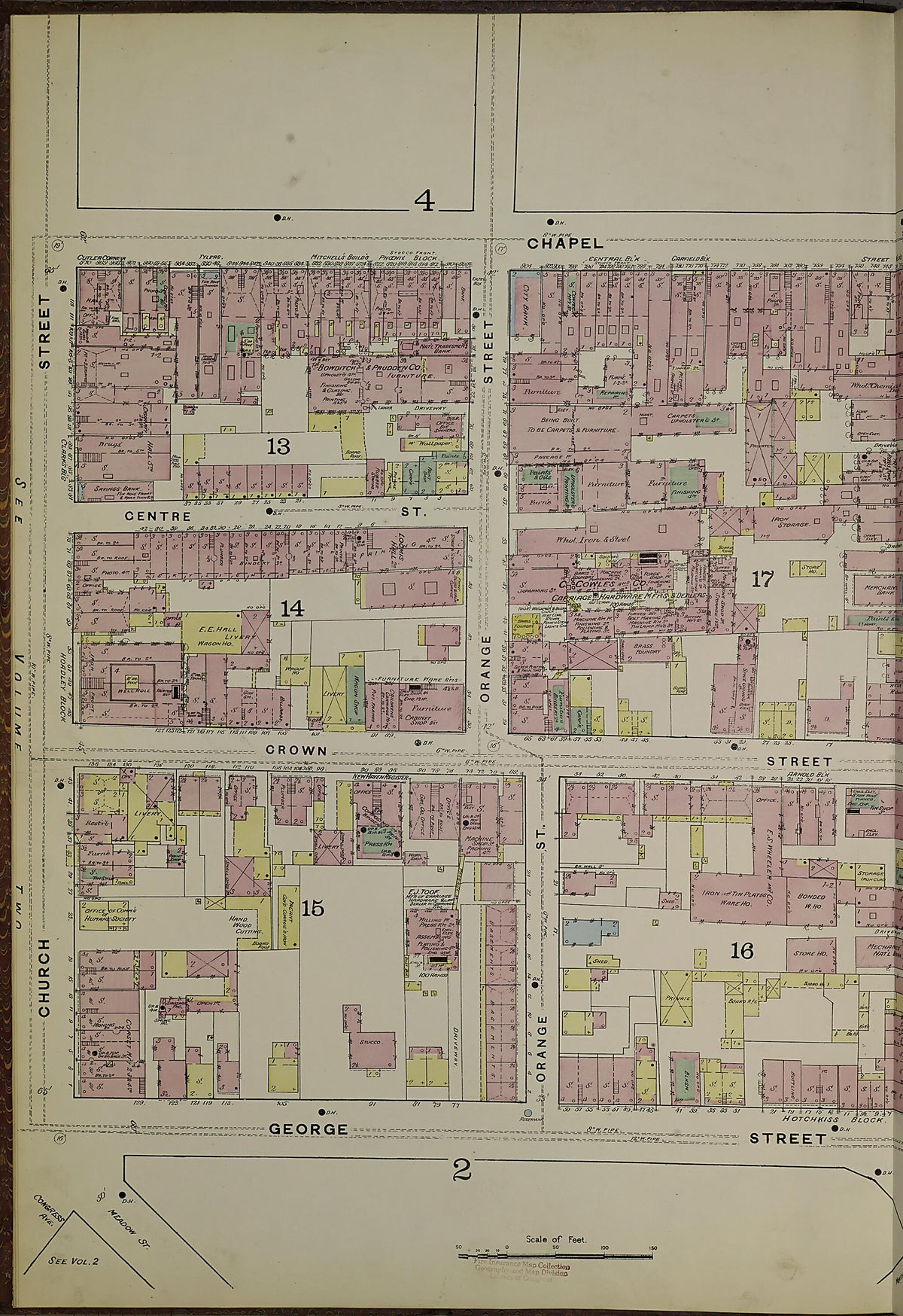 New Haven, New Haven County, Connecticut 1886 (Sheet 7) by Relic Map Company