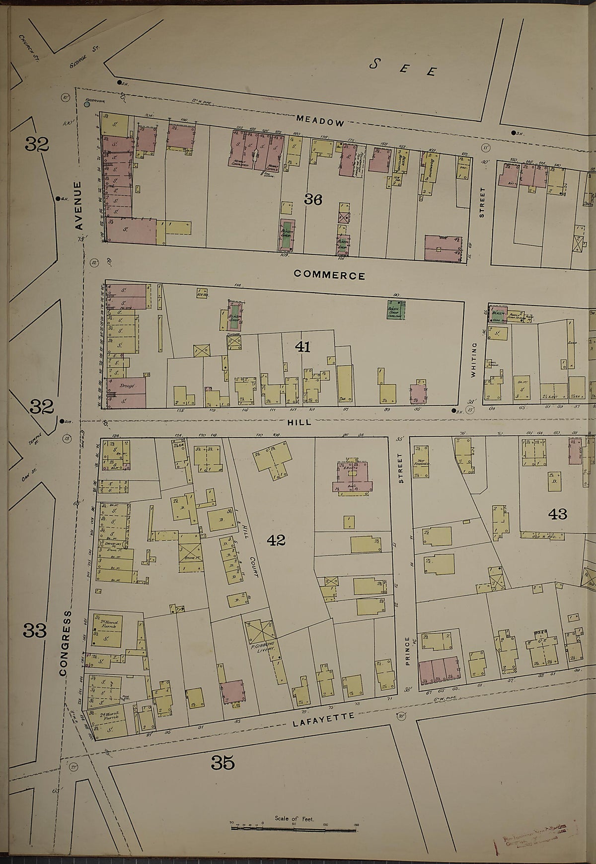 New Haven, New Haven County, Connecticut 1886 (Sheet 11) by Relic Map Company