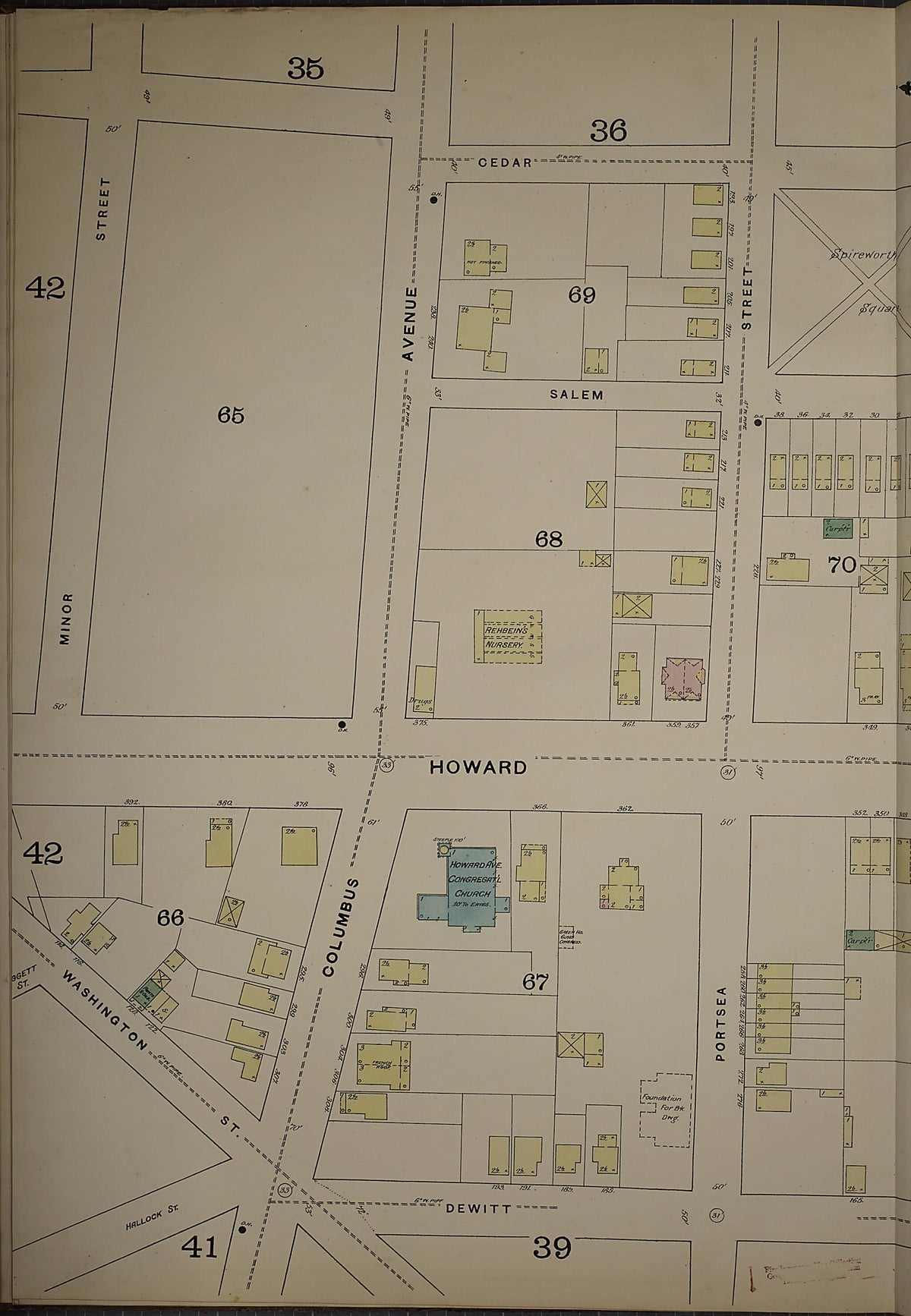 New Haven, New Haven County, Connecticut 1886 (Sheet 17) by Relic Map Company