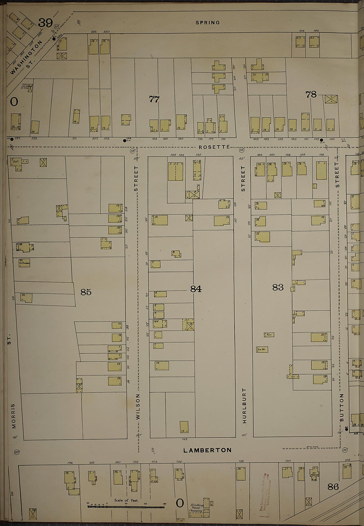 New Haven, New Haven County, Connecticut 1886 (Sheet 19) by Relic Map Company