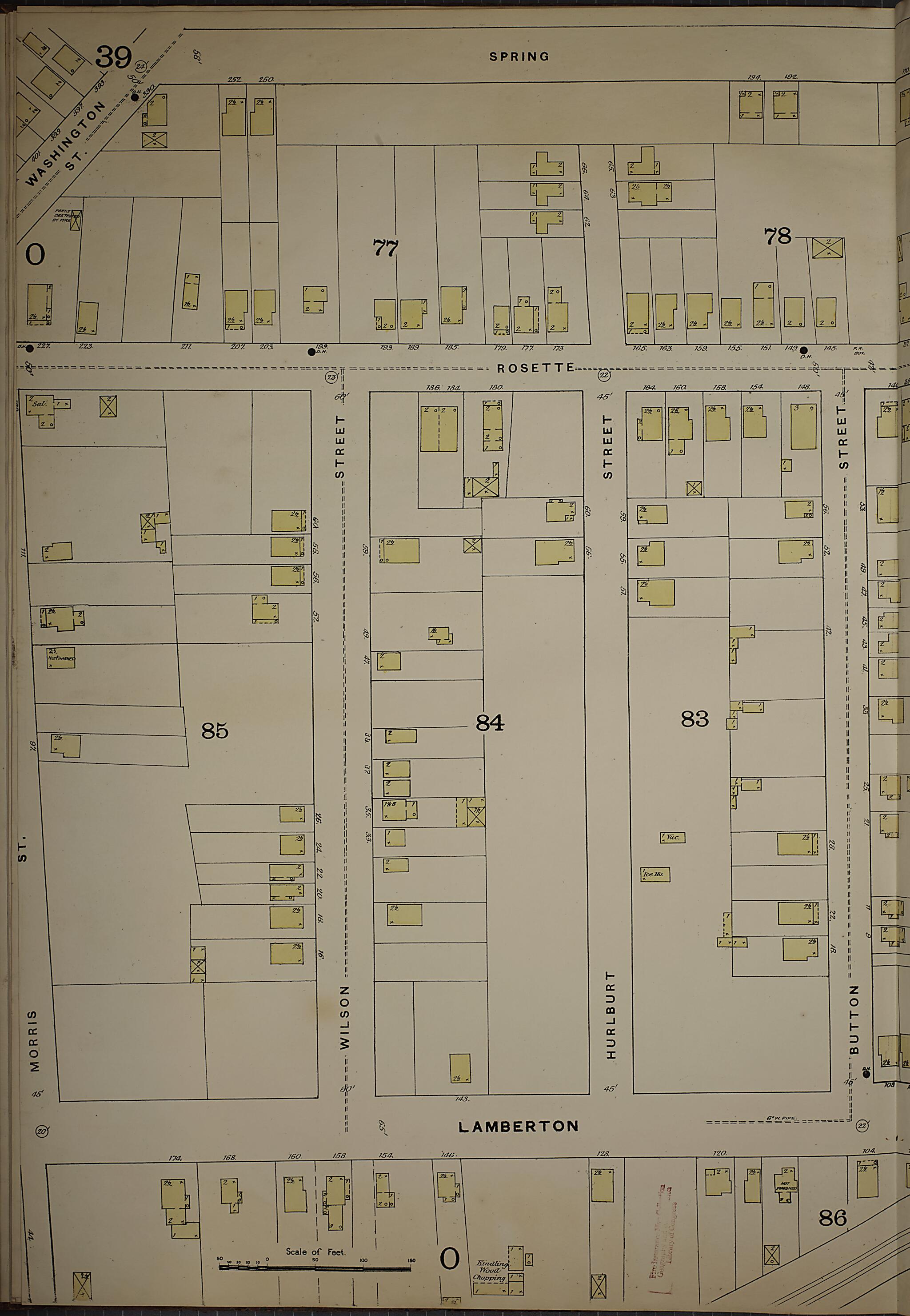 This old map of New Haven, New Haven County, Connecticut was created by Sanborn Map Company in 1886