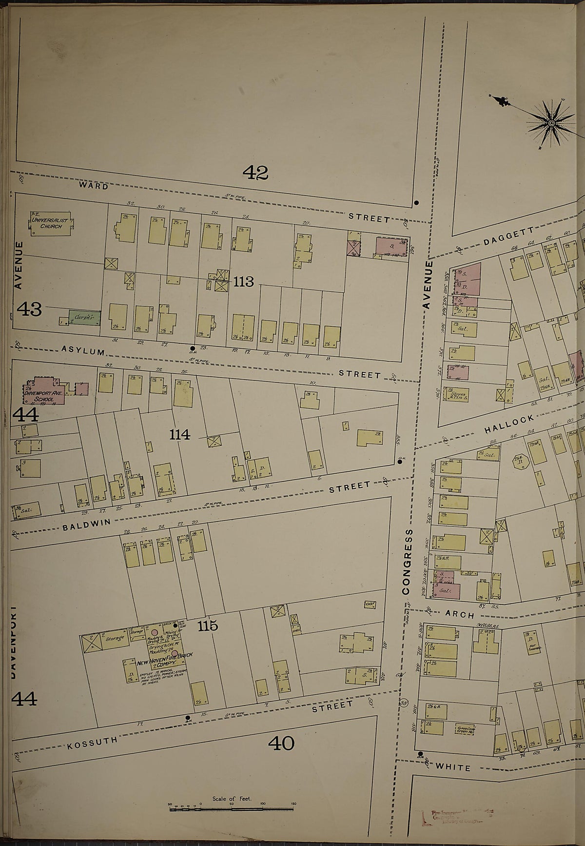 New Haven, New Haven County, Connecticut 1886 (Sheet 25) by Relic Map Company