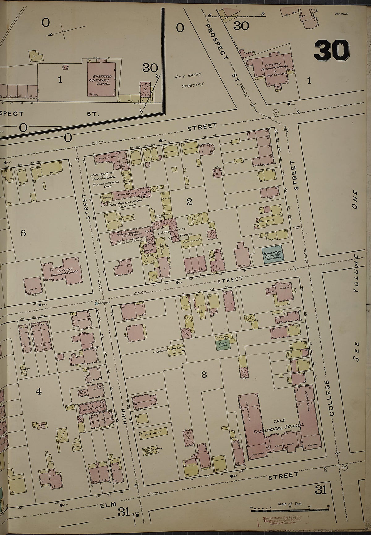 New Haven, New Haven County, Connecticut 1886 (Sheet 4) by Relic Map Company