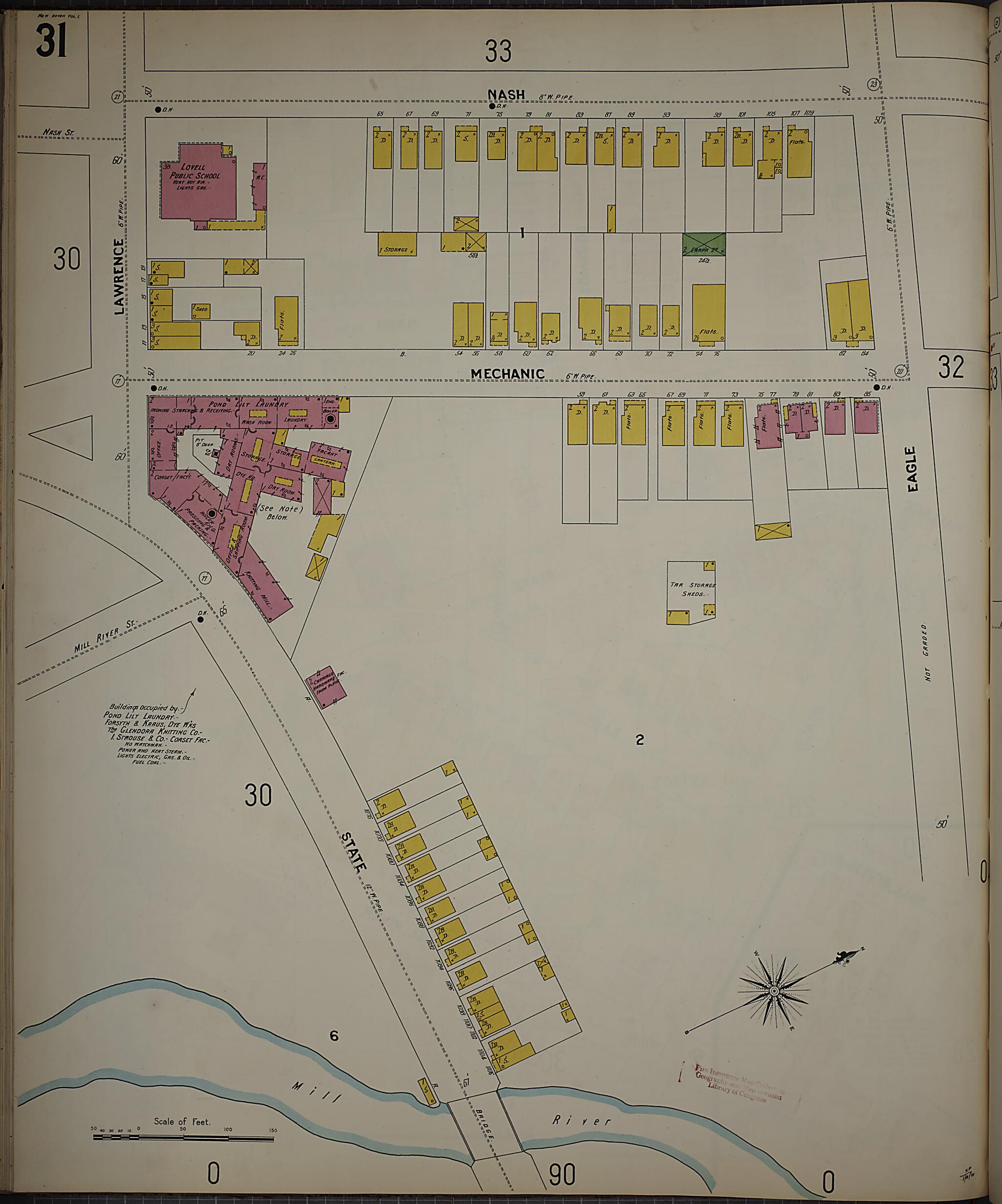 This old map of New Haven, New Haven County, Connecticut was created by Sanborn Map Company in 1901