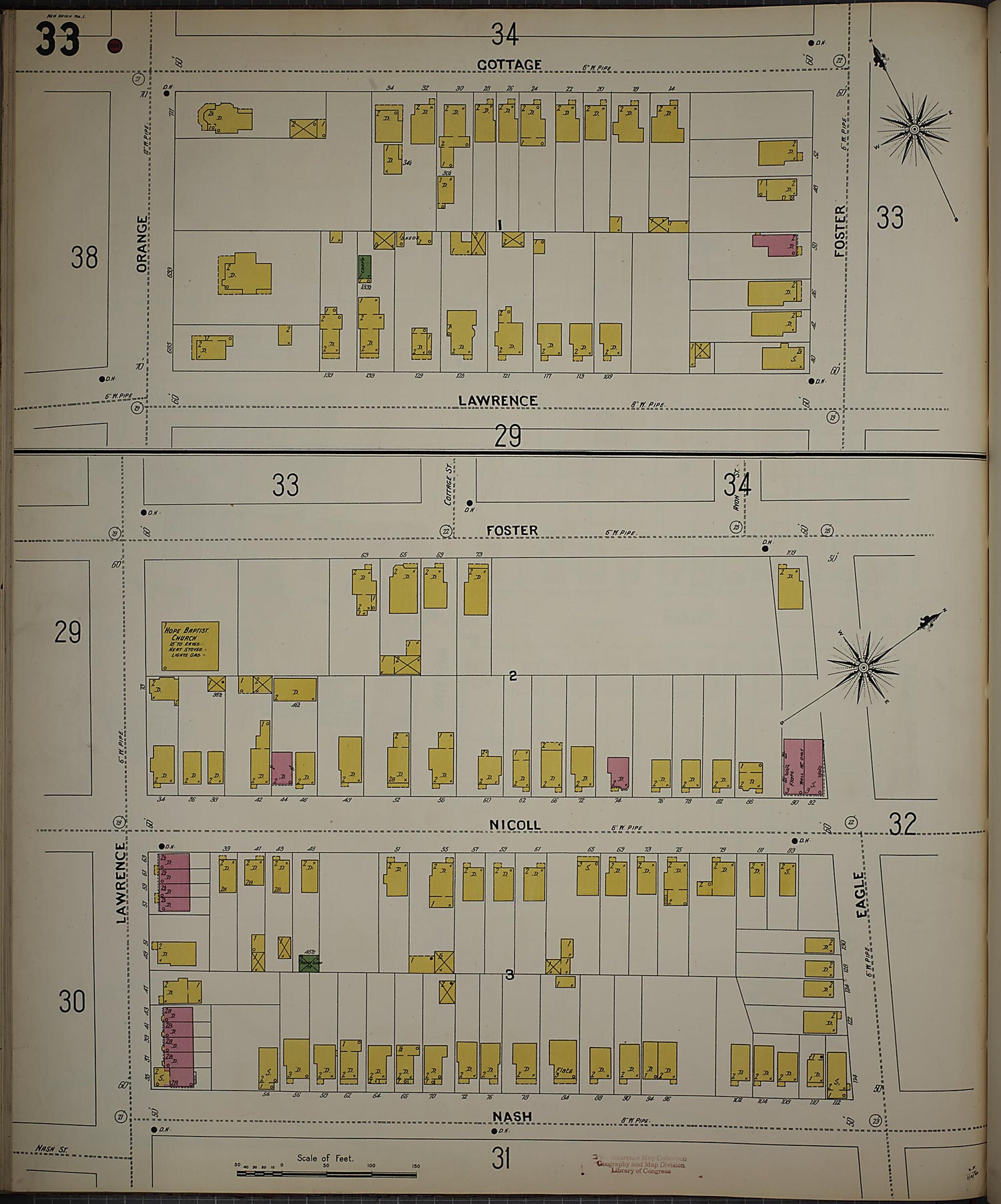 This old map of New Haven, New Haven County, Connecticut was created by Sanborn Map Company in 1901
