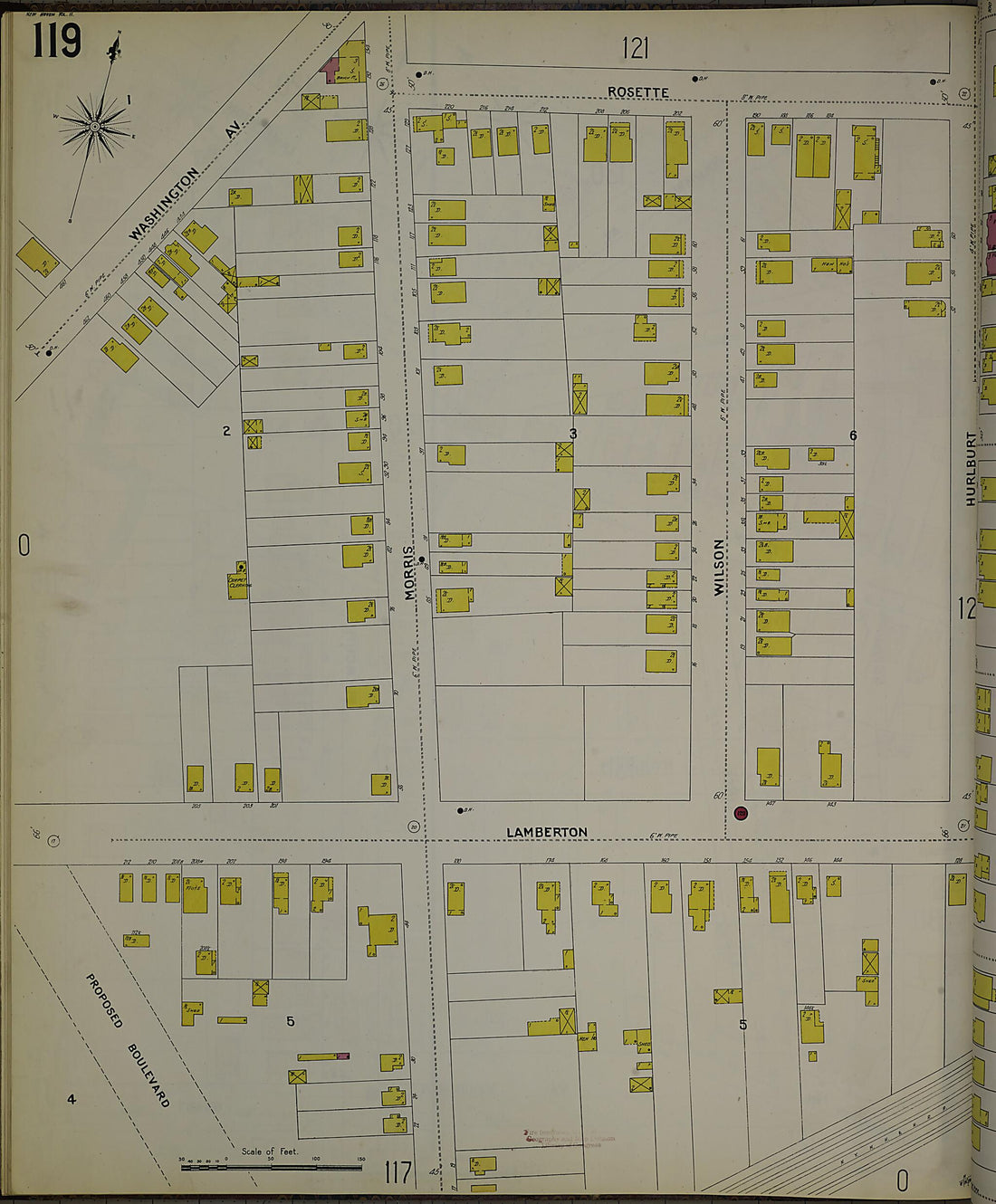 This old map of New Haven, New Haven County, Connecticut was created by Sanborn Map Company in 1901